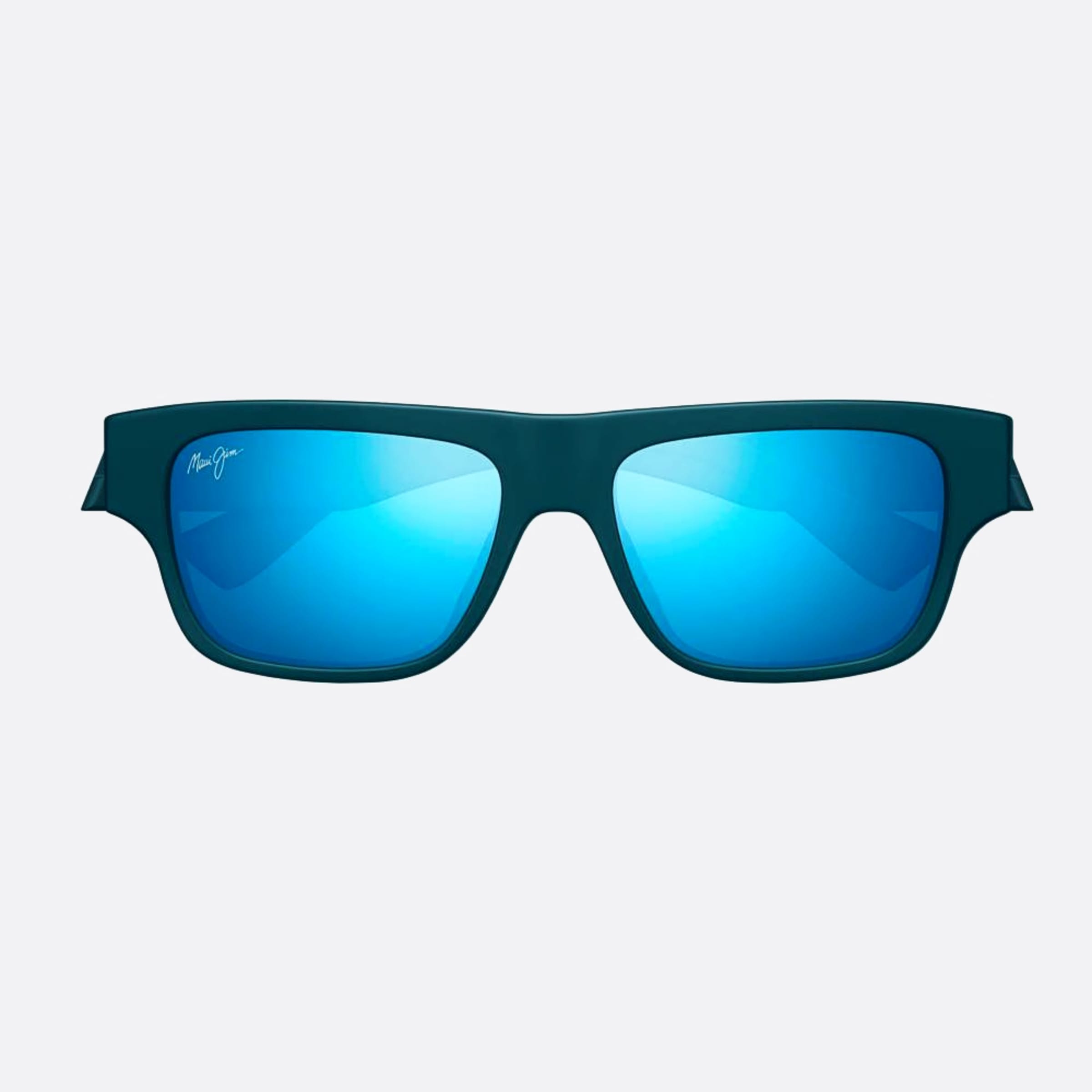 Maui 54mm Jim Kokua B638 Blue Squared Polarized Unisex Sunglasses - Main View