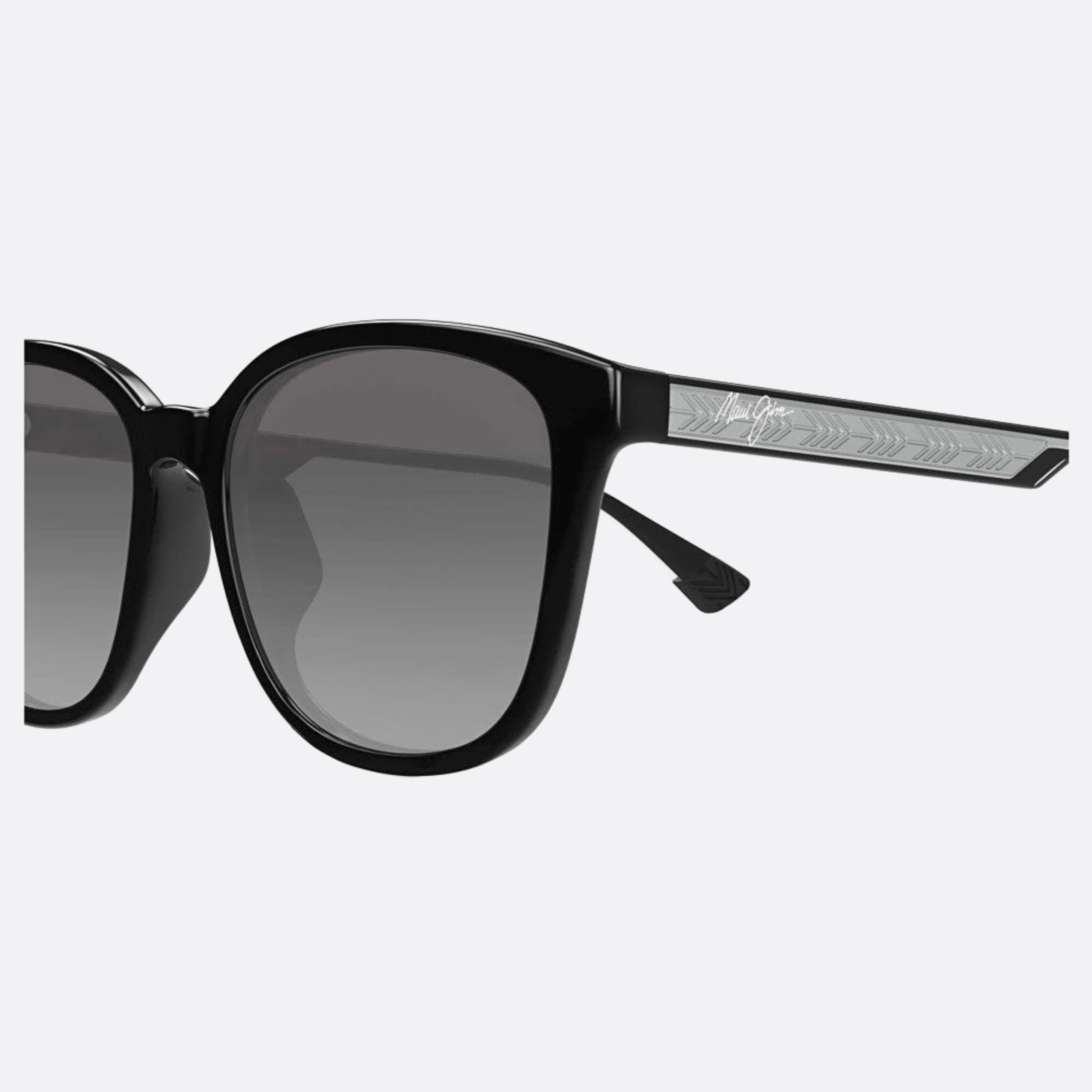 Maui 55mm Jim Kuikahi Gs647 14a Black Squared Polarized Men Sunglasses - Detail View