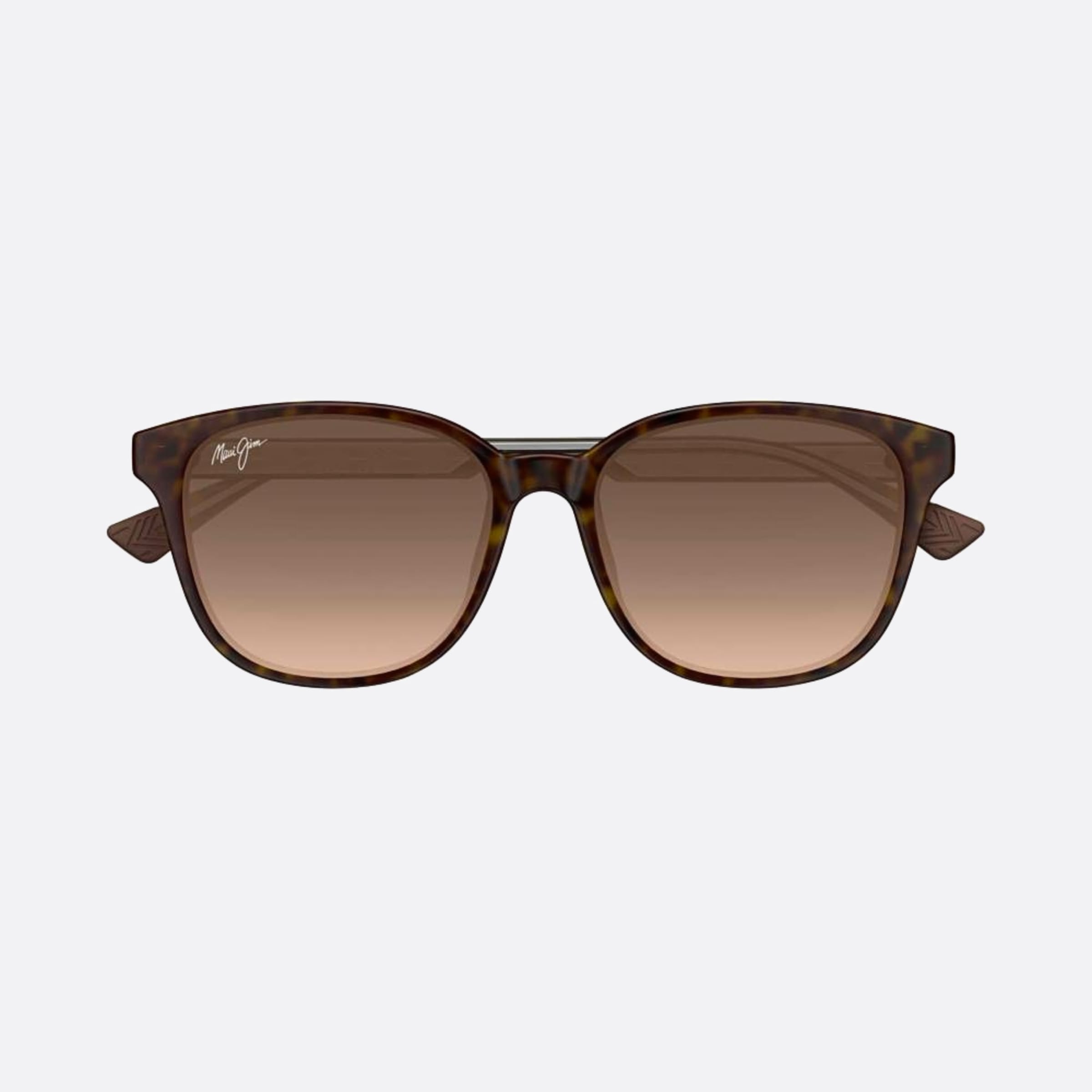 Maui 55mm Jim Kuikahi Hs647 Havana Squared Polarized Men Sunglasses - Main View