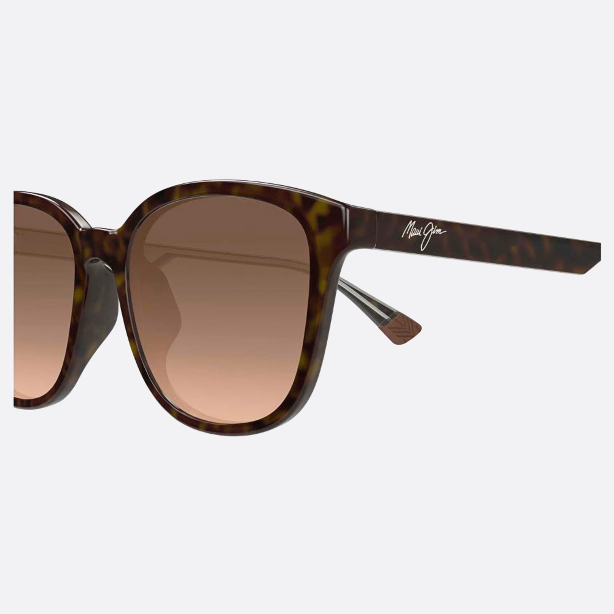 Maui 55mm Jim Kuikahi Hs647 Havana Squared Polarized Men Sunglasses - Detail View
