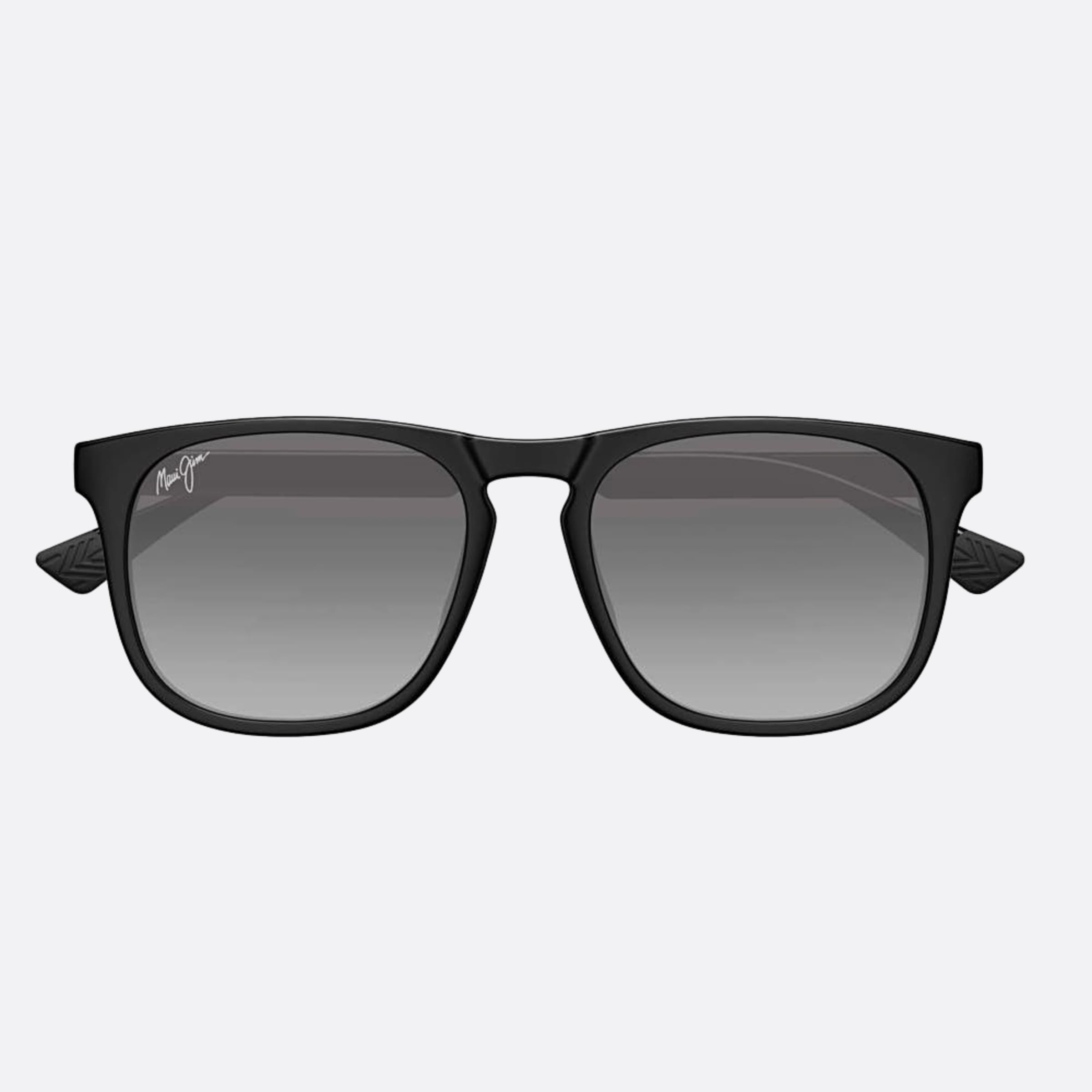 Maui 55mm Jim Kupa Gs641 Black Squared Polarized Men Sunglasses - Main View