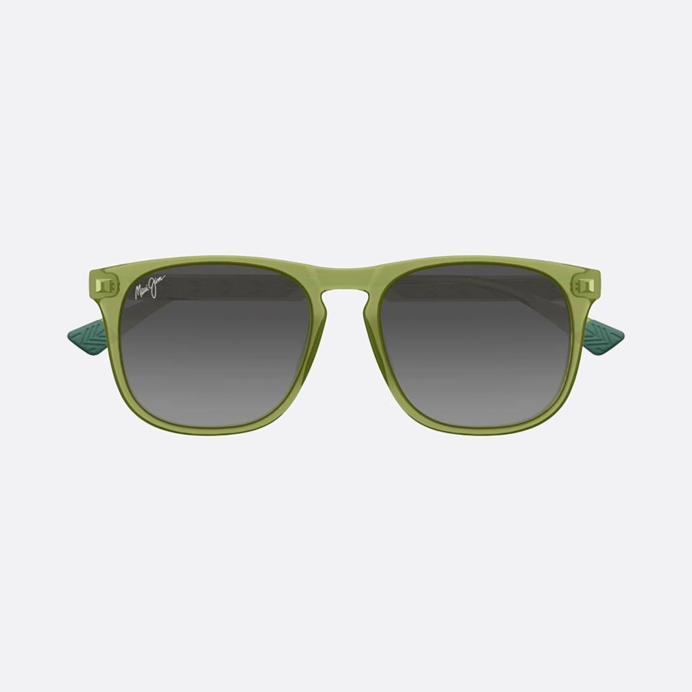 Maui 55mm Jim Kupa Gs641 Green Squared Men Sunglasses - Main View