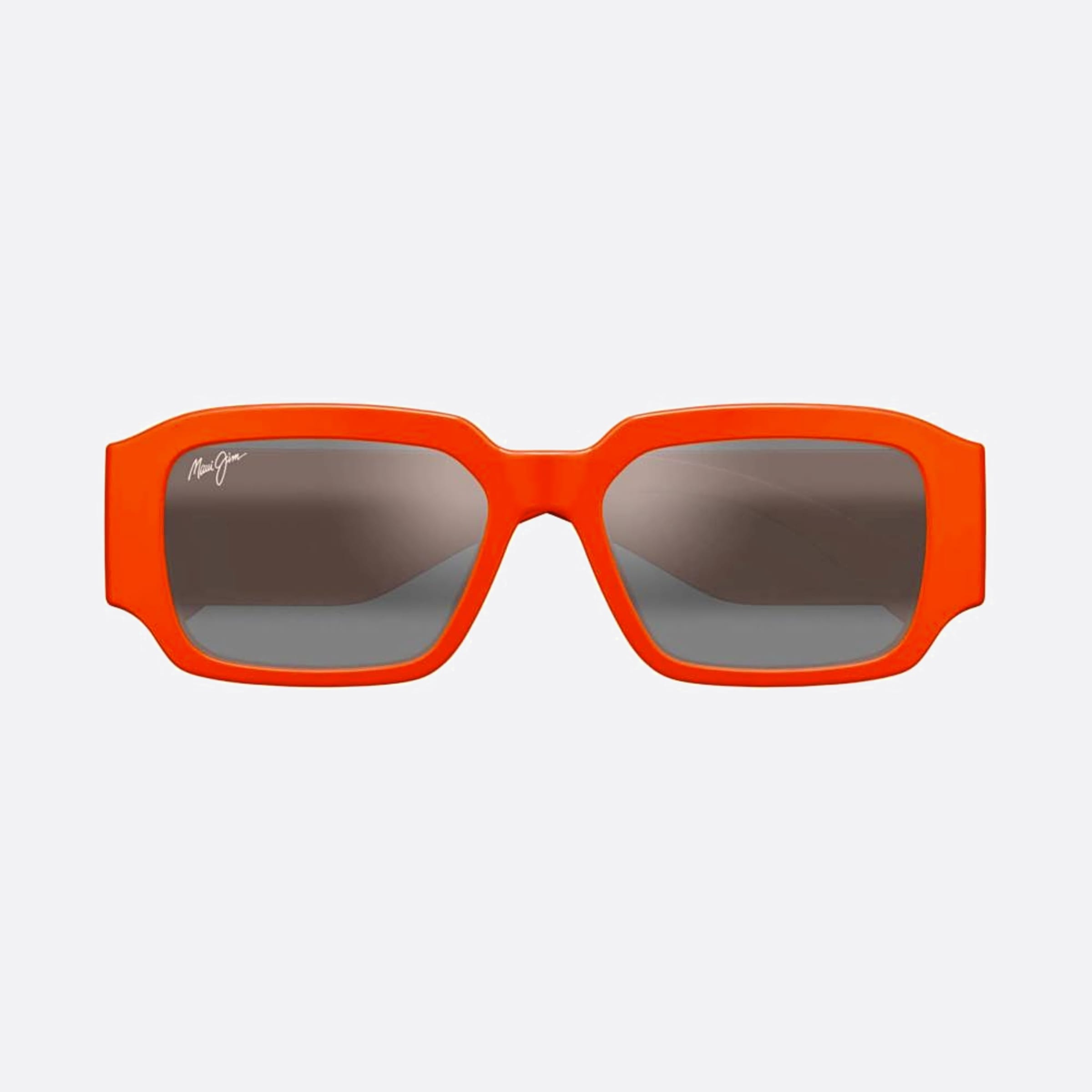 Maui 55mm Jim Kupale Orange Rectangle Polarized Unisex Sunglasses - Main View