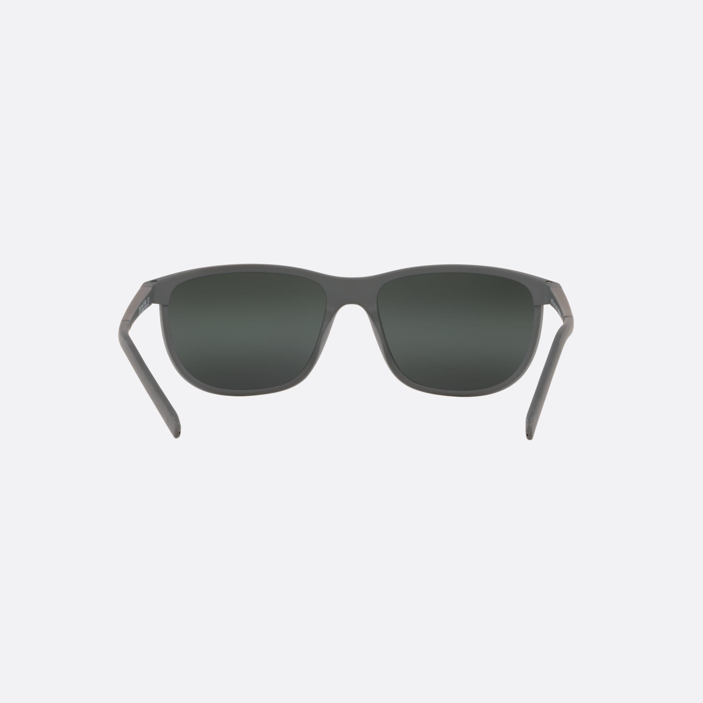 Maui 58mm Jim Lele Kawa 11d Grey Rectangular Polarized Unisex Sunglasses - Side View