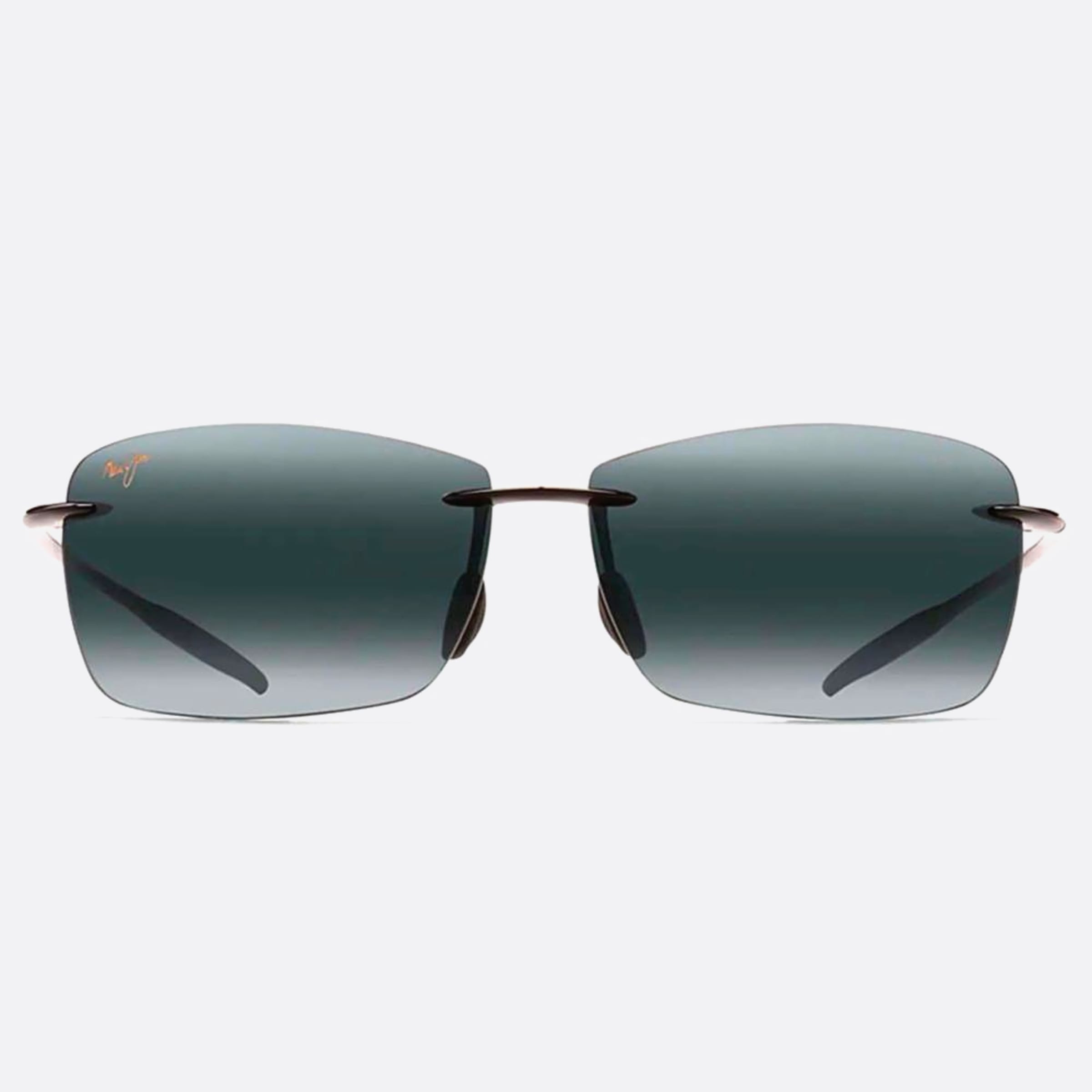 Maui 65mm Jim Lighthouse Black Geometric Polarized Unisex Sunglasses - Main View
