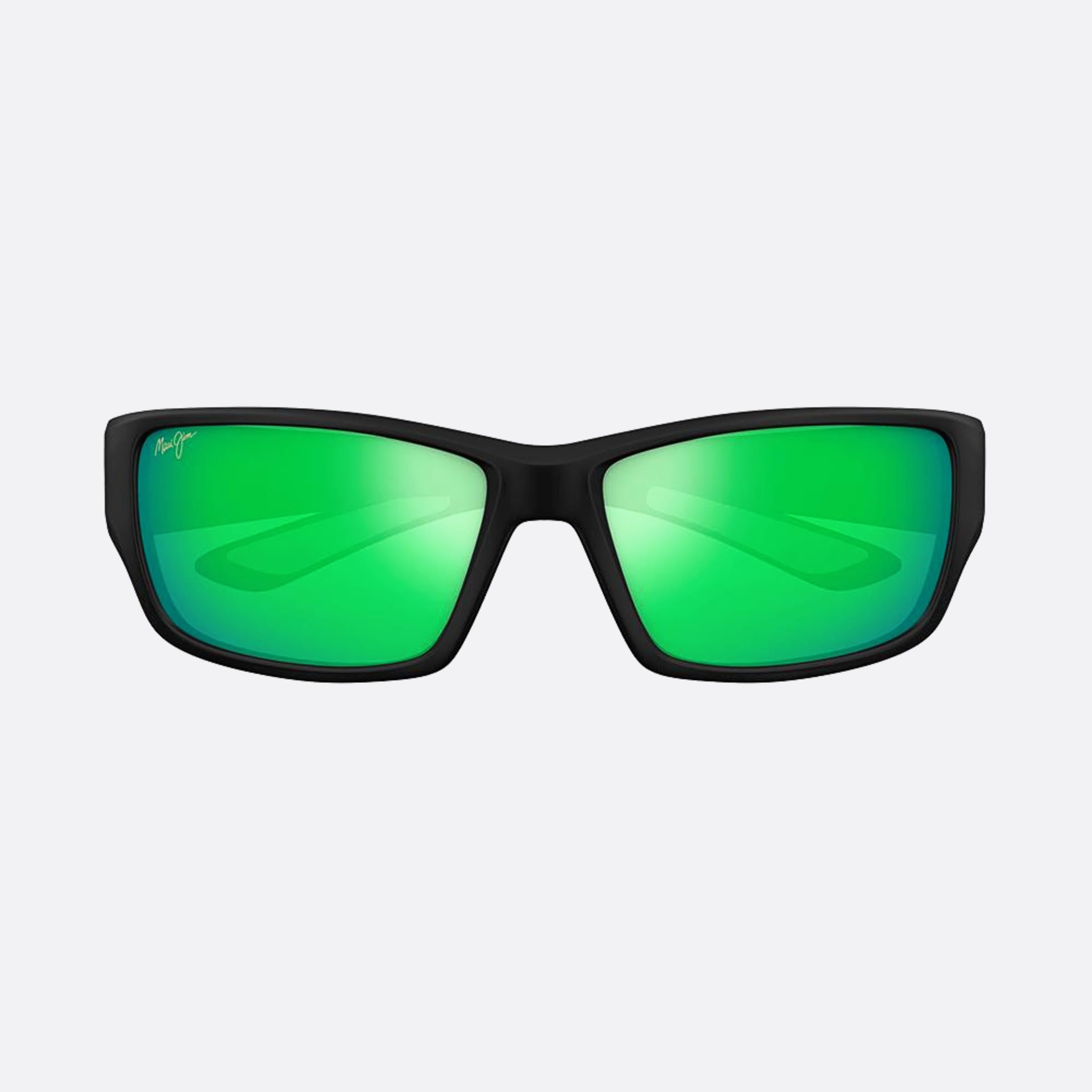 Maui 61mm Jim Local Kine Gm810 27m Green Geometric Polarized Men Sunglasses - Main View