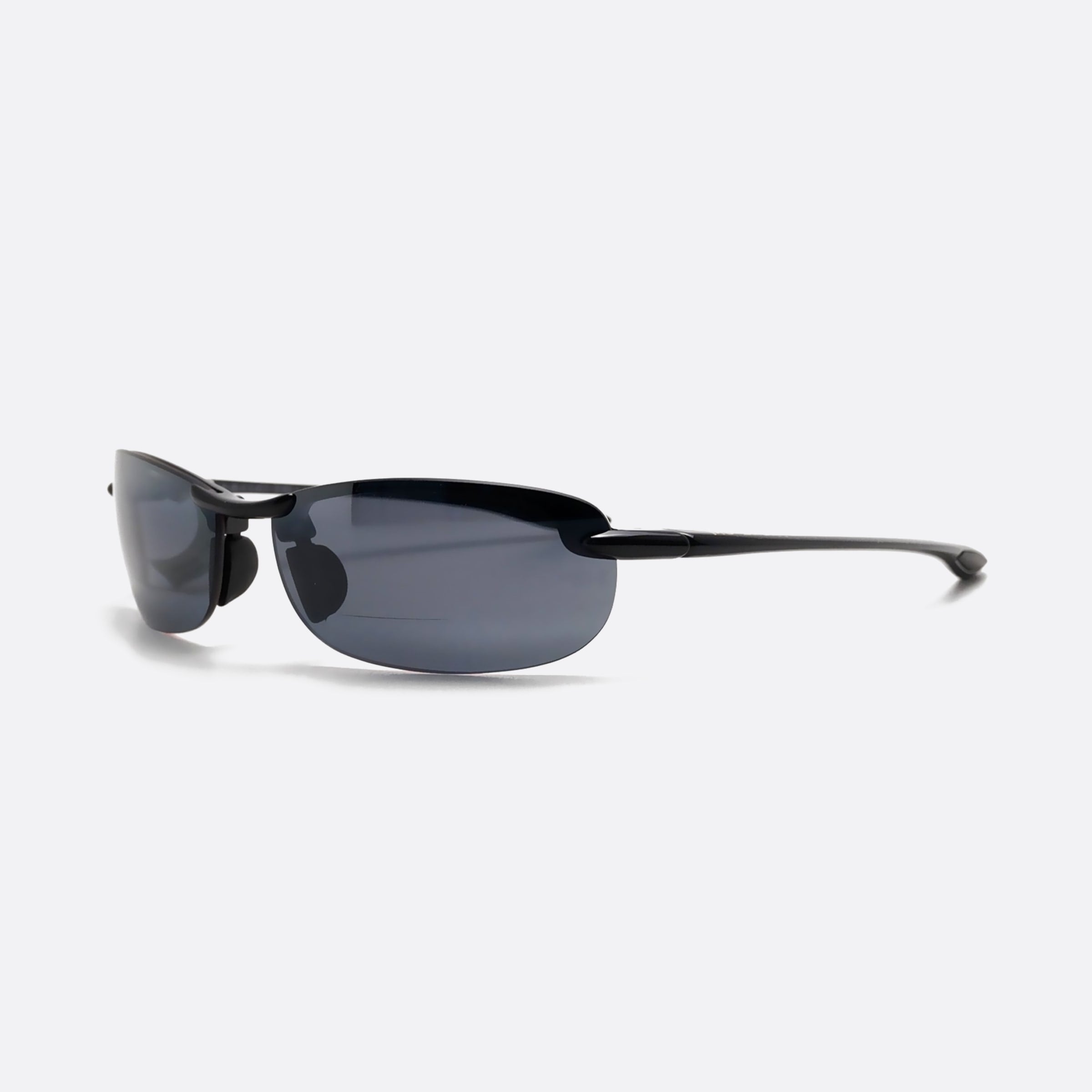 Maui 64mm Jim Makaha Reader G805 Black Rectangle Polarized Unisex Sunglasses - Main View