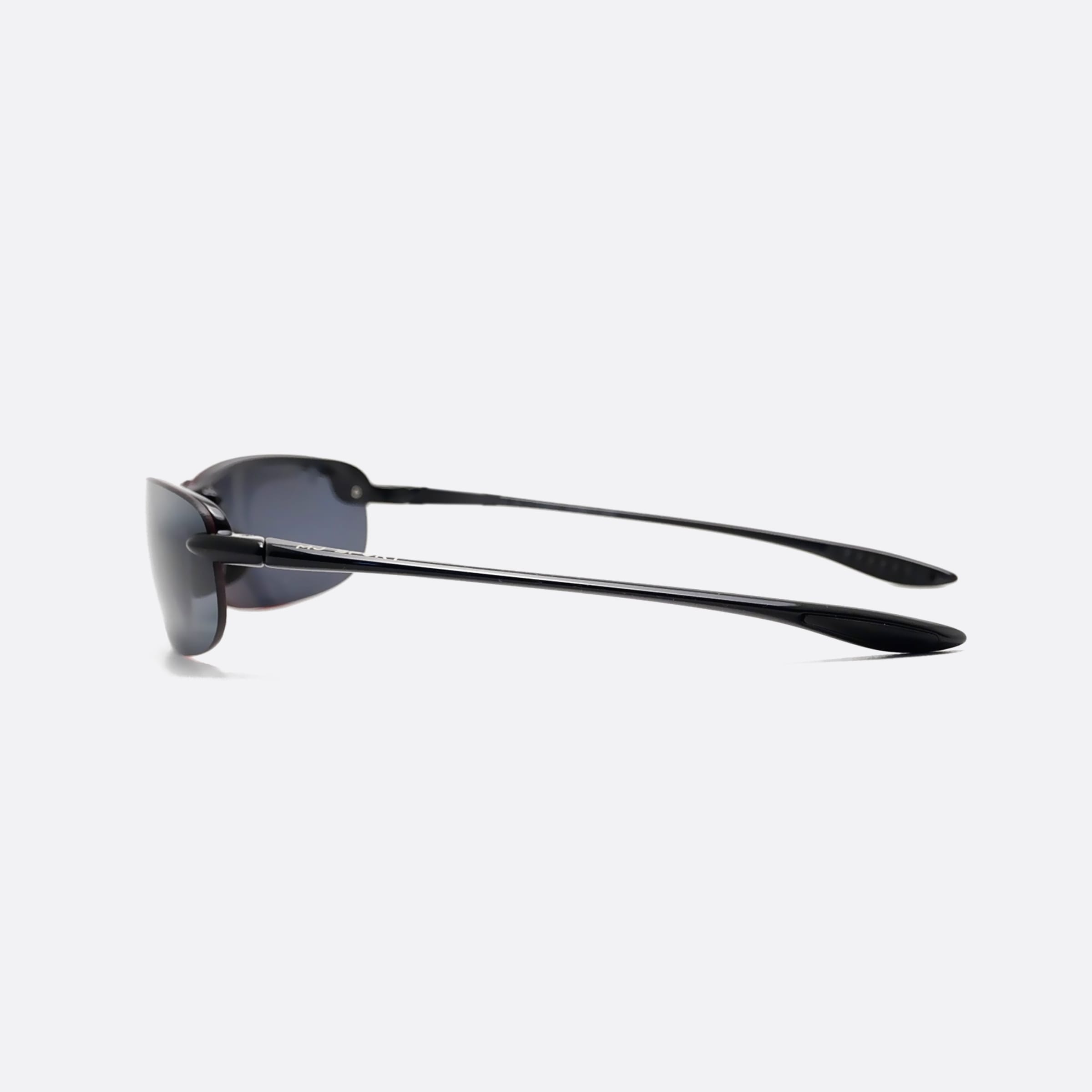 Maui 64mm Jim Makaha Reader G805 Black Rectangle Polarized Unisex Sunglasses - Detail View
