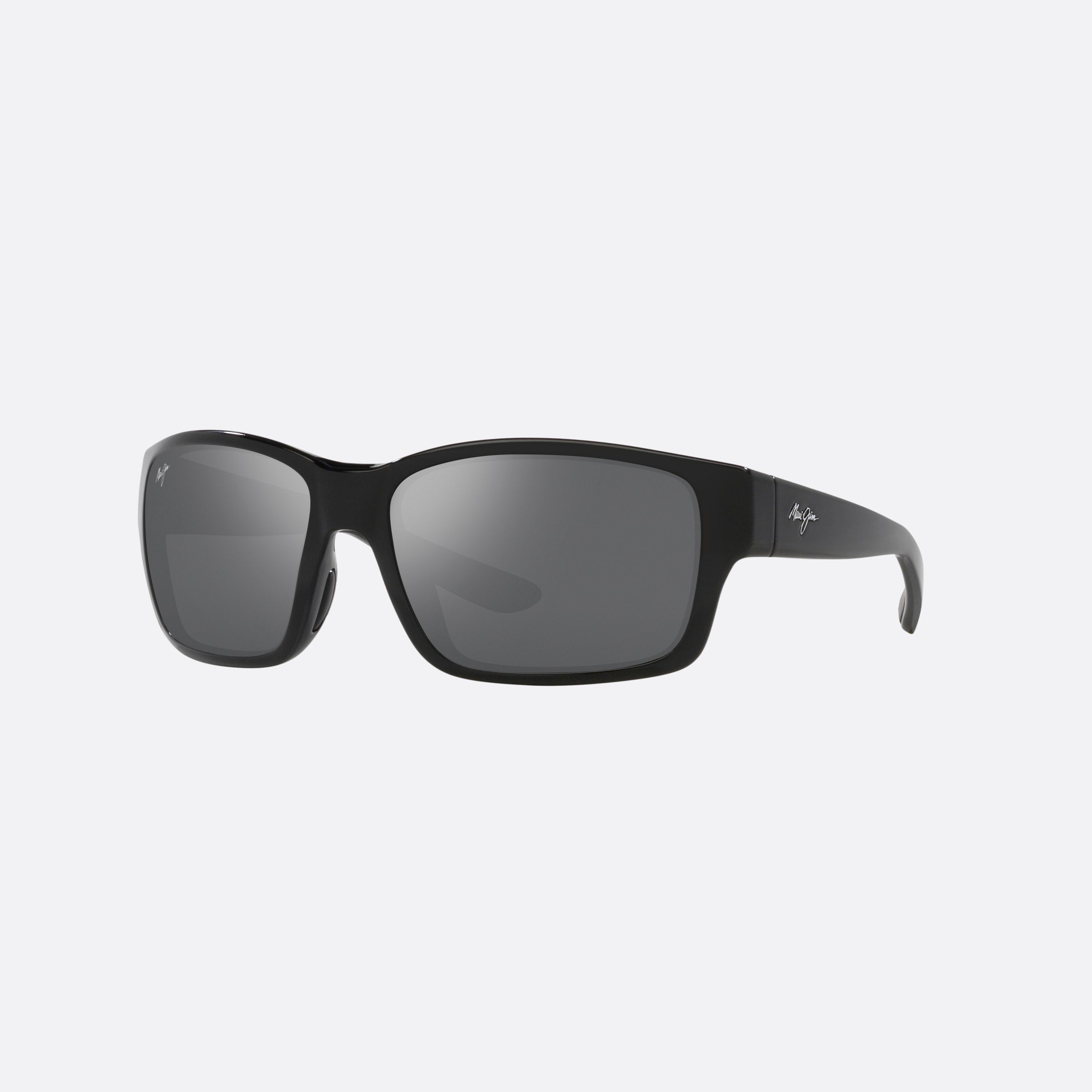 Maui 61mm Jim Mangroves Black Rectangle Men Sunglasses - Main View