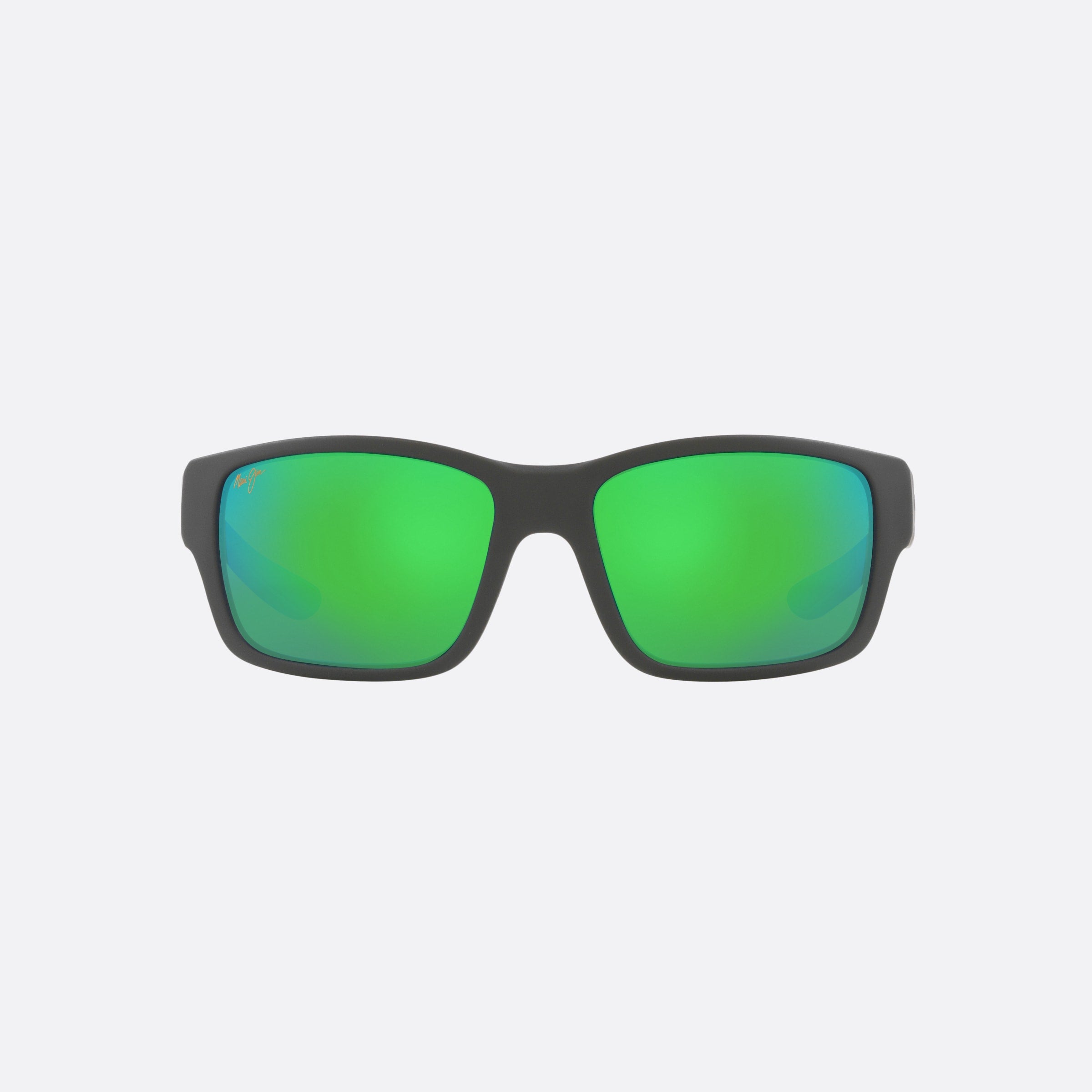 Maui 61mm Jim Mangroves Grey Rectangle Polarized Men Sunglasses - Side View