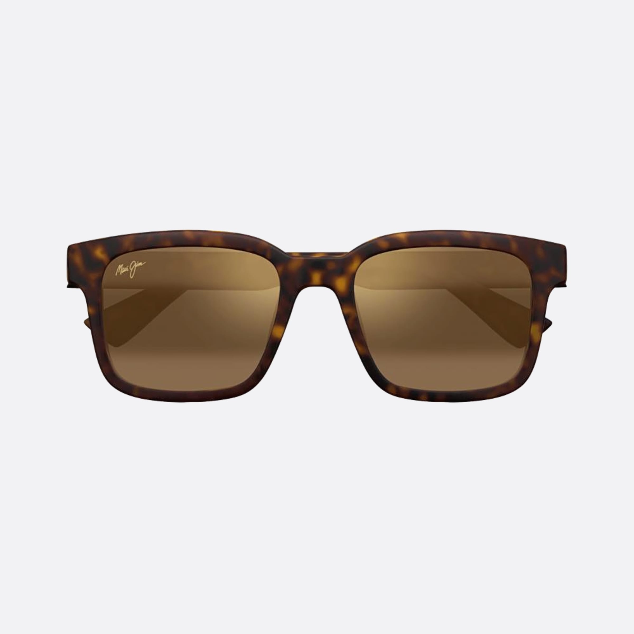 Maui 54mm Jim Mj0659sa Hvbr Havana Squared Polarized Men Sunglasses - Main View