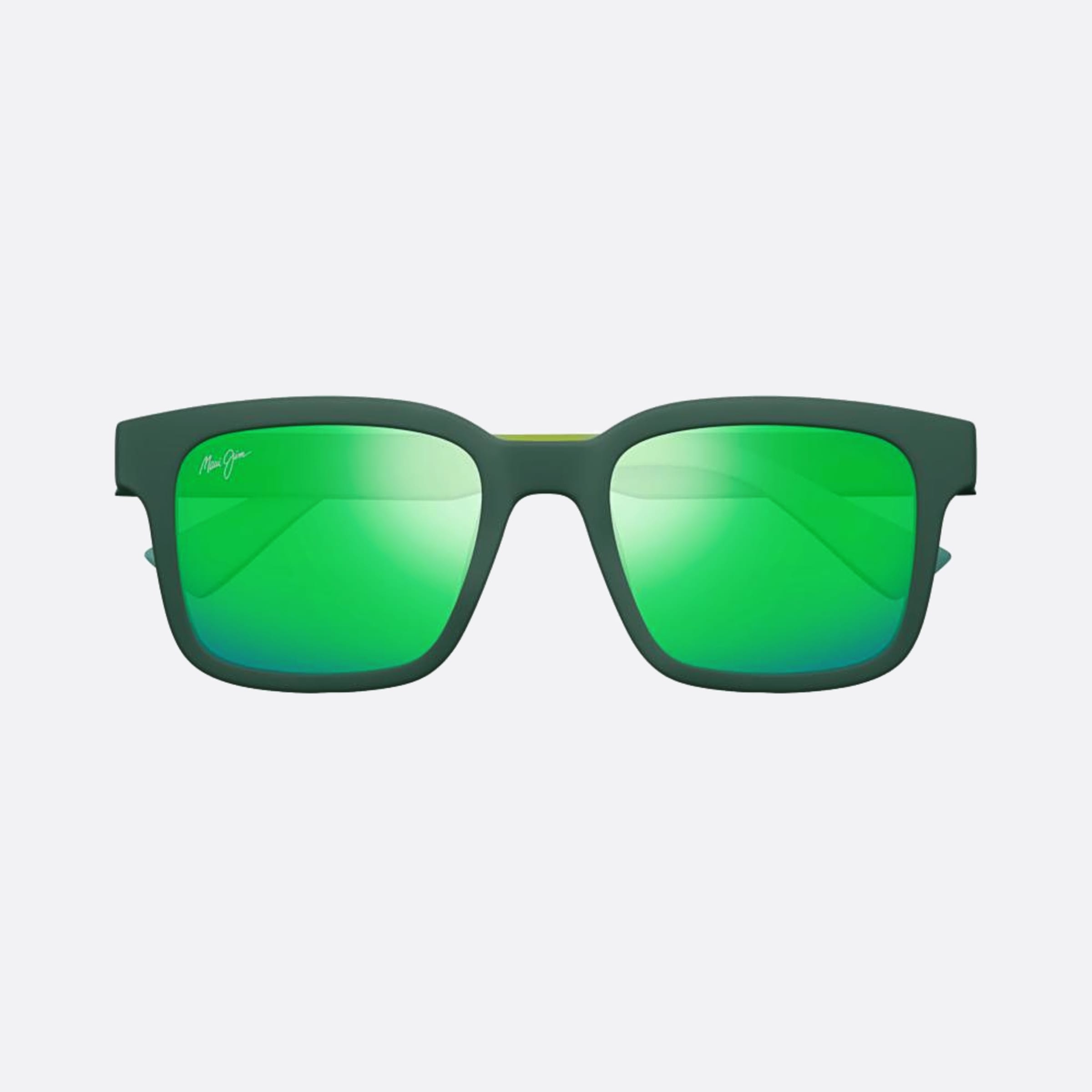 Maui 54mm Jim Mj0659sa Gngn Green Squared Polarized Men Sunglasses - Main View