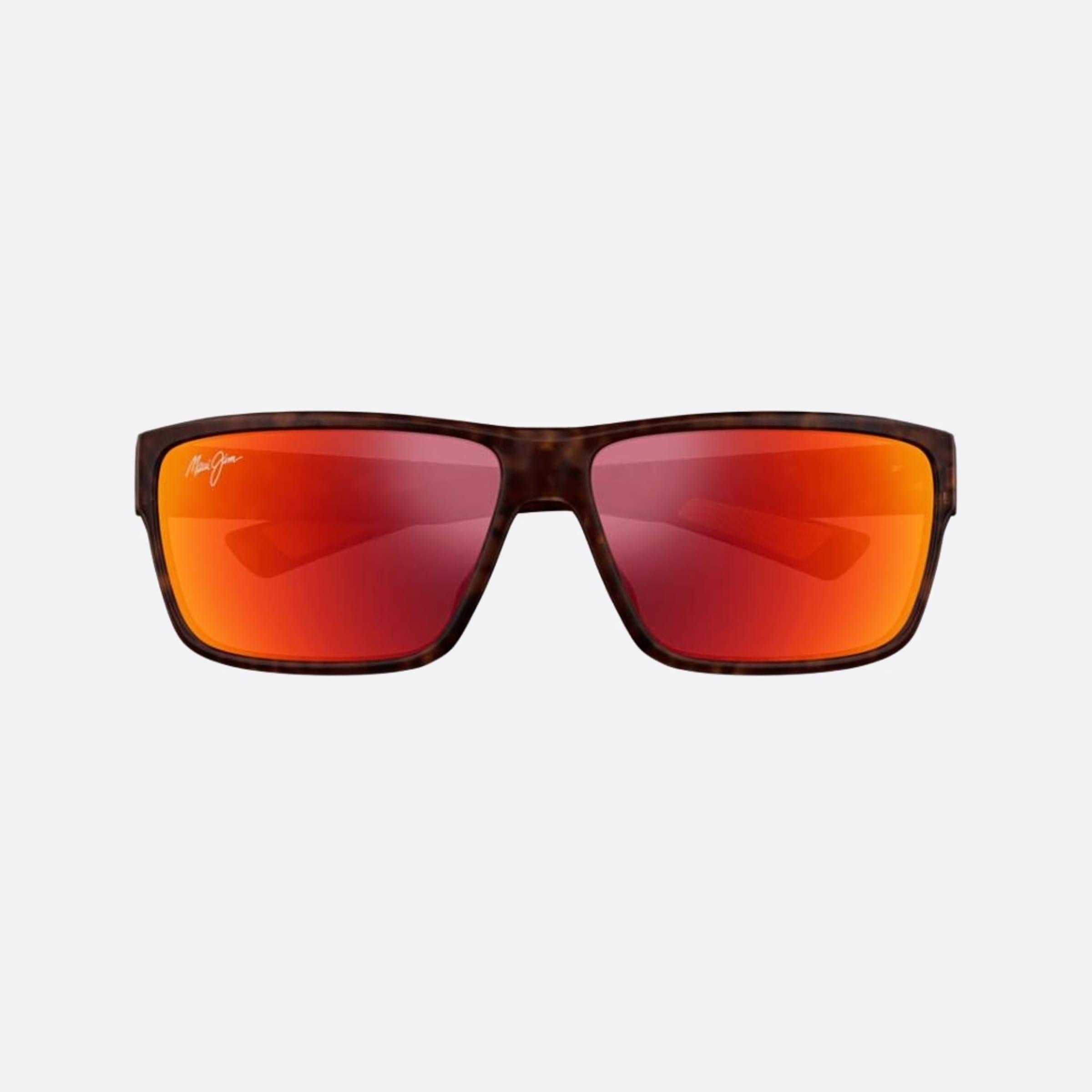 Maui 62mm Jim Hvrd Havana Squared Polarized Men Sunglasses - Main View