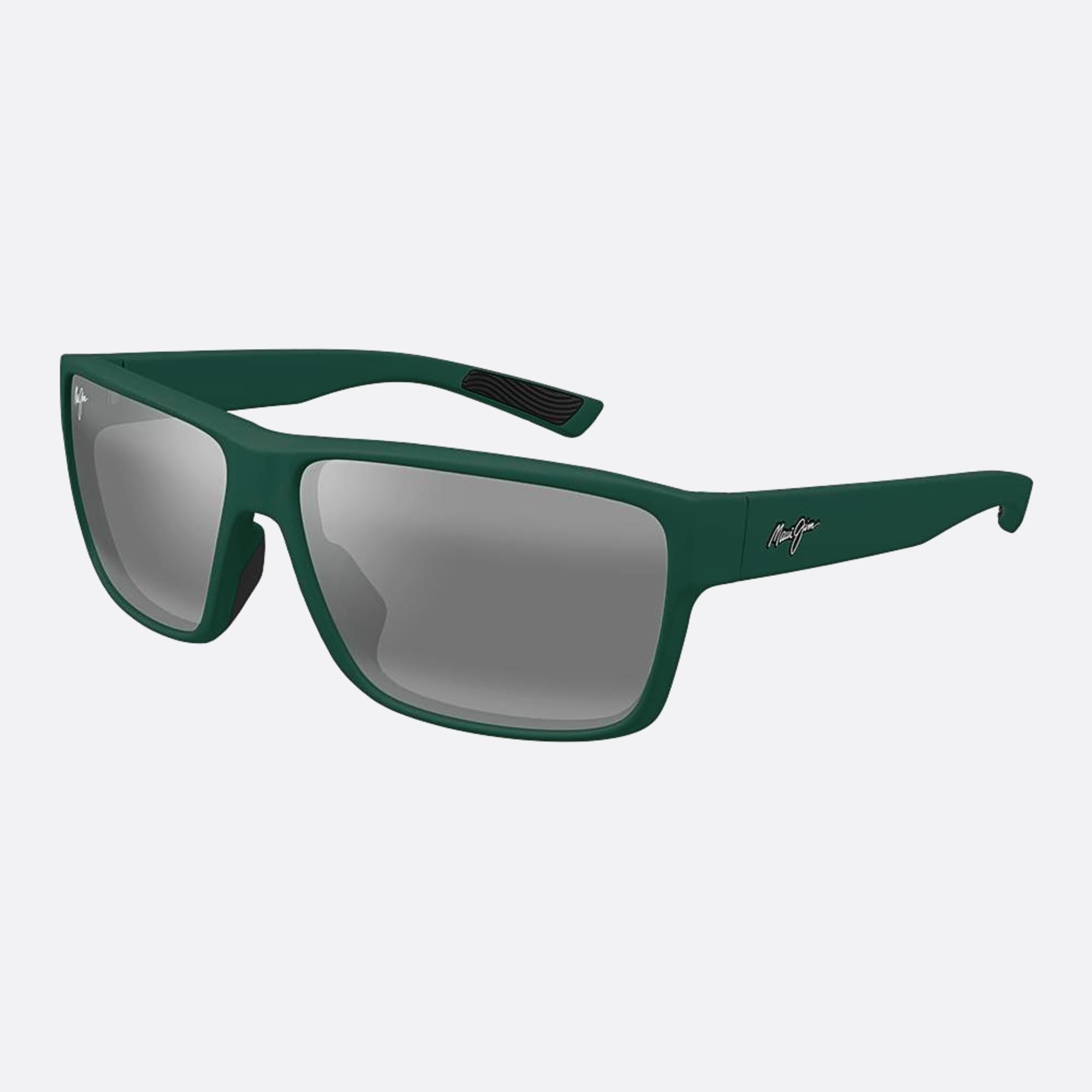 Maui 62mm Jim Mj0662sa Gngy Green Squared Polarized Men Sunglasses - Side View