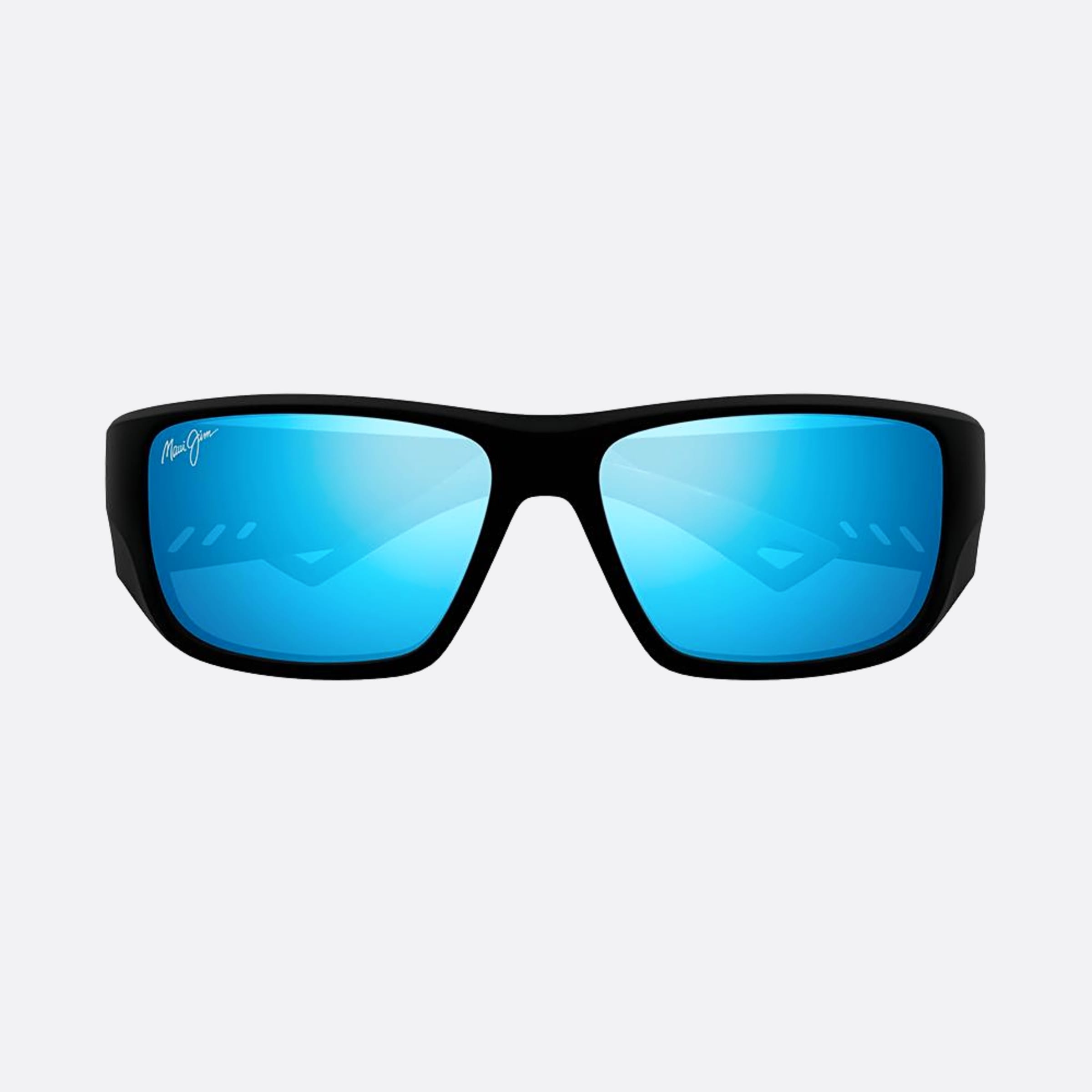 Maui 62mm Jim Mj0664sa 4sa Black Squared Men Sunglasses - Main View