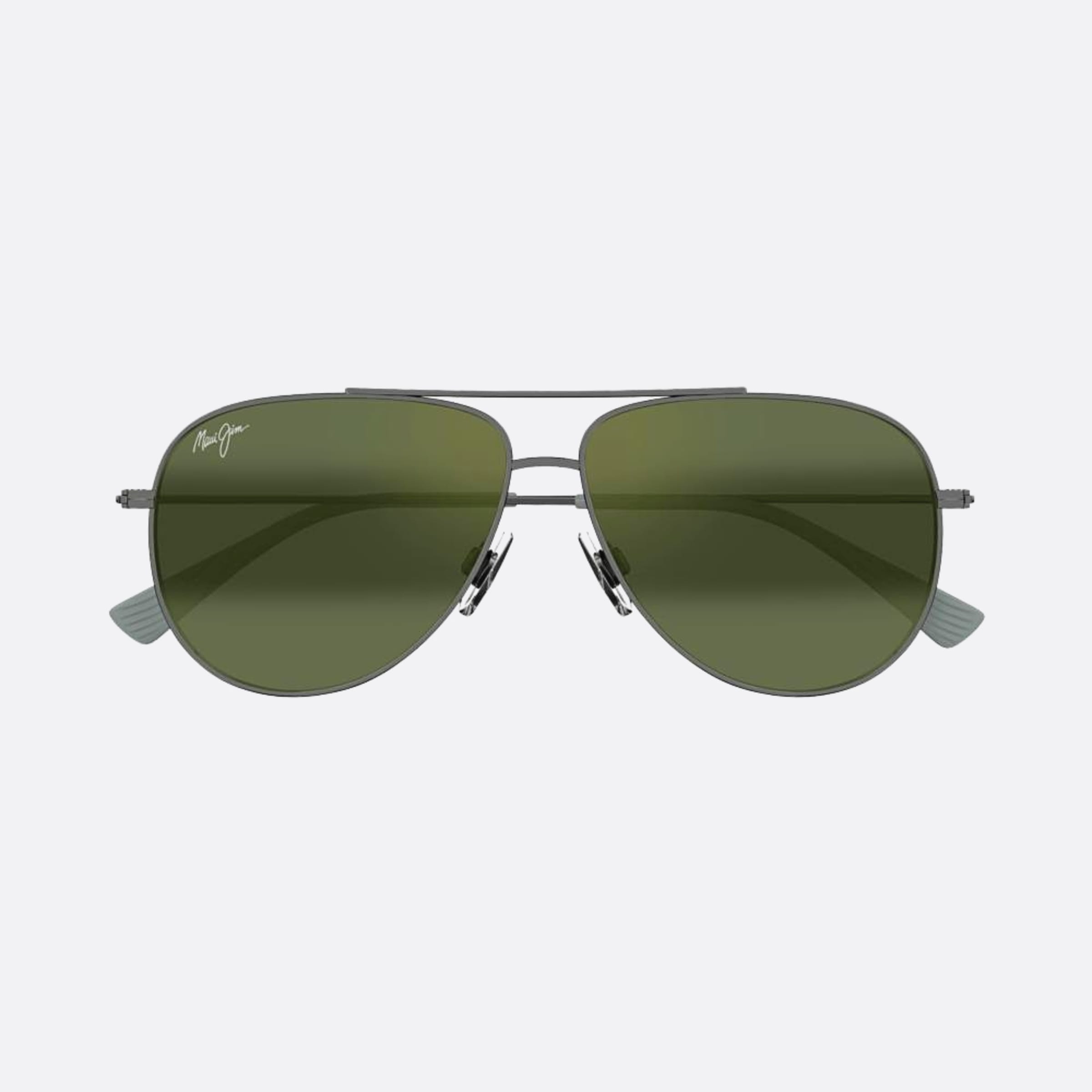 Maui 62mm Jim Gmgr Ruthenium Pilot Polarized Men Sunglasses - Main View