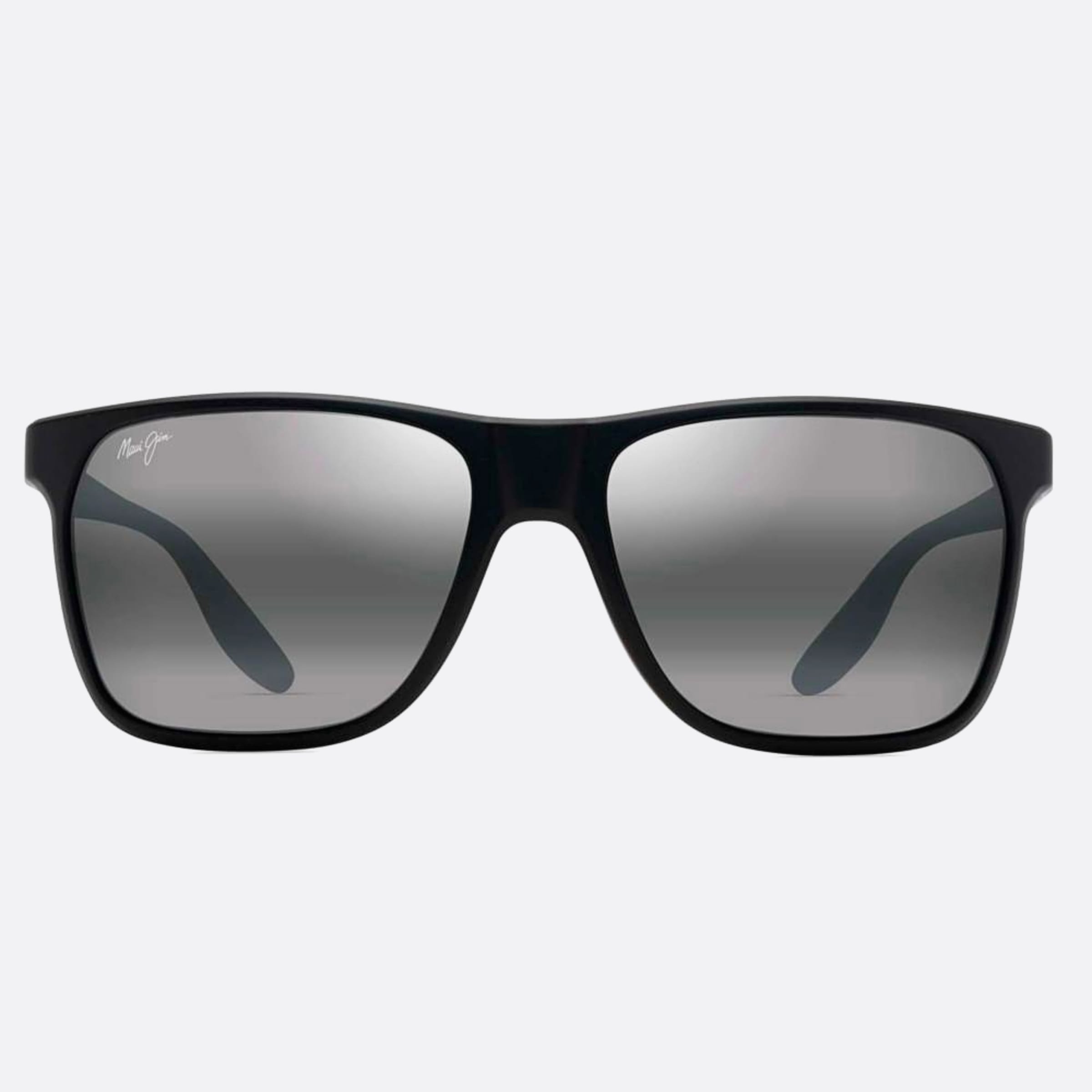 Maui 59mm Jim Pailolo Black Squared Polarized Men Sunglasses - Main View