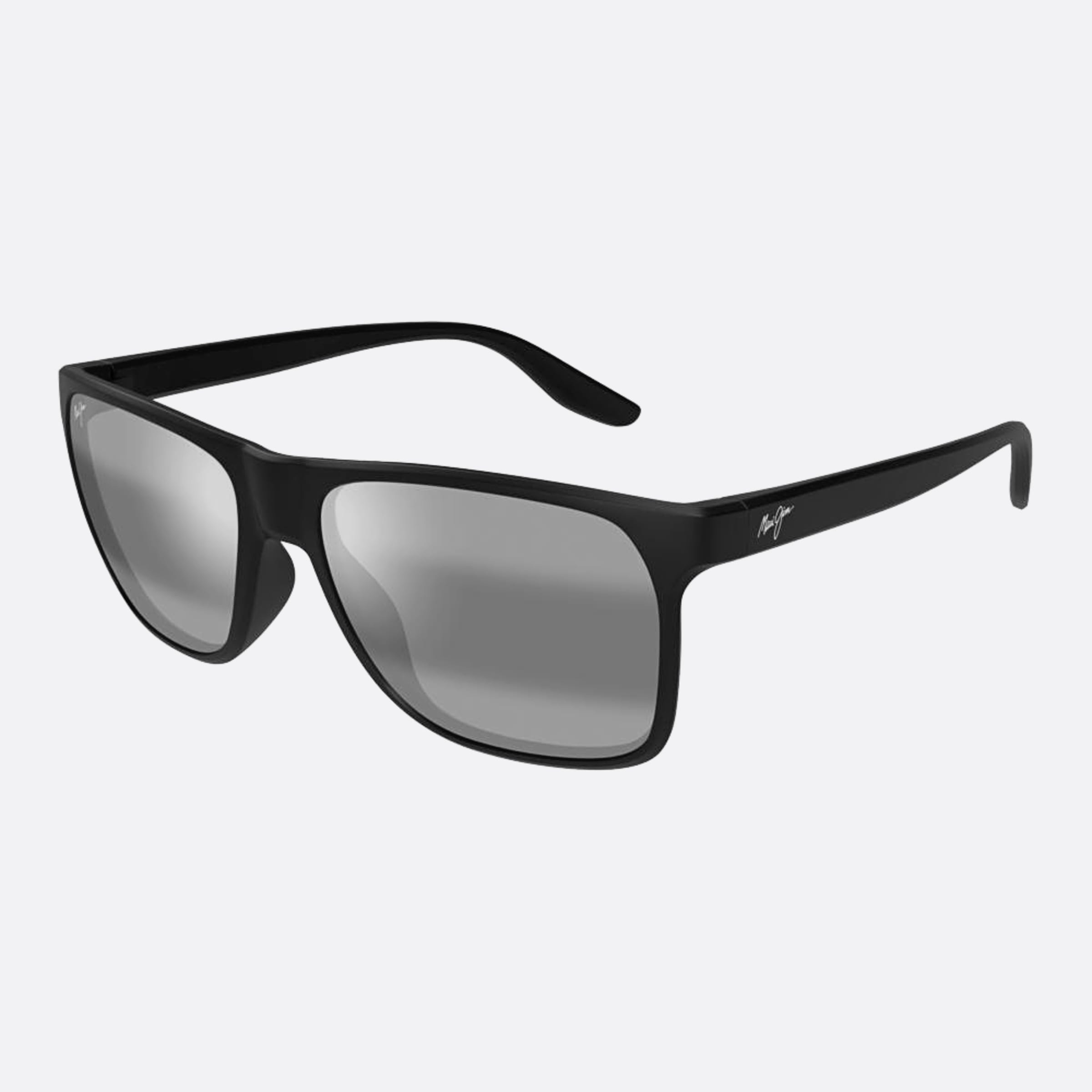 Maui 59mm Jim Pailolo Black Squared Polarized Men Sunglasses - Side View