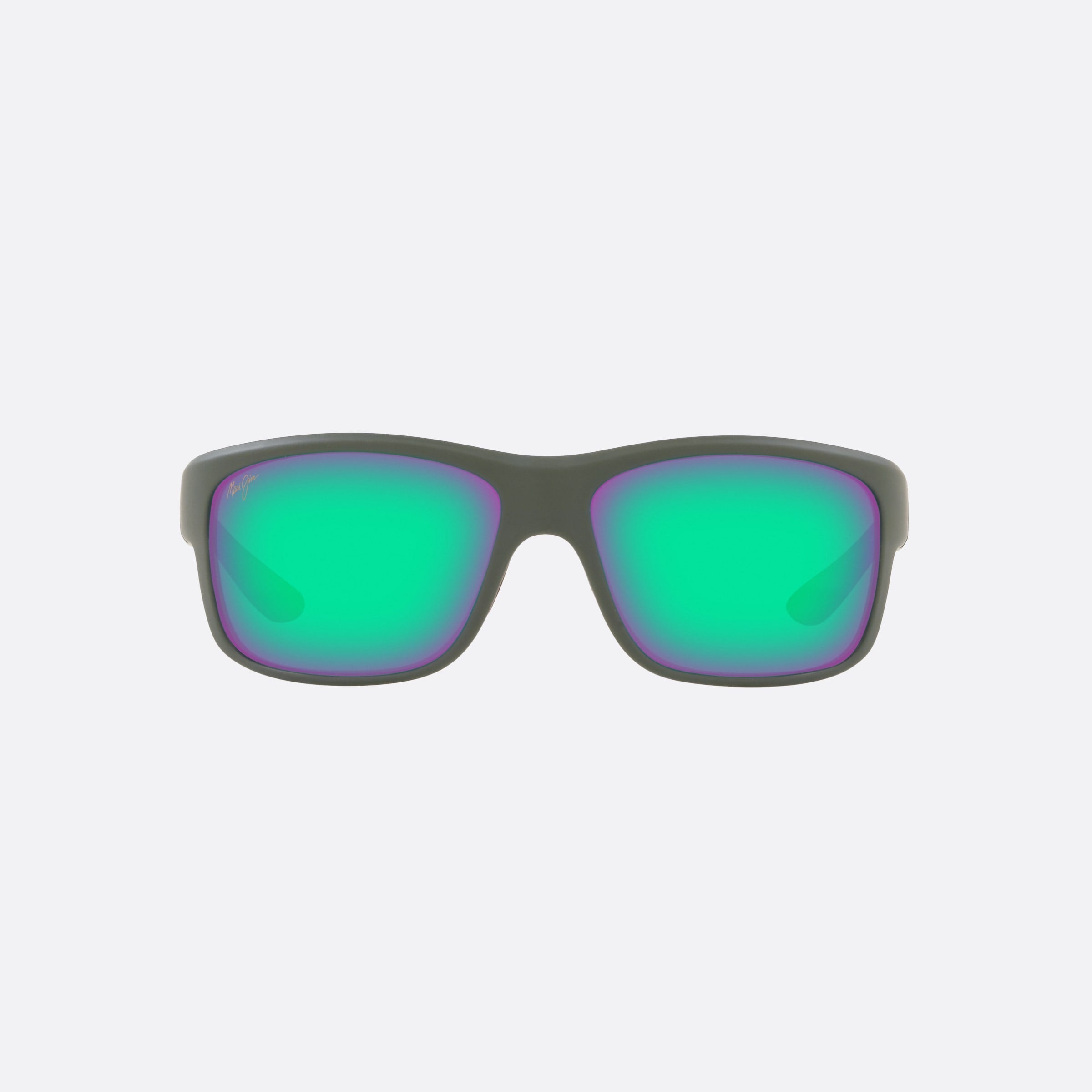 Maui 63mm Jim Southern Cross Gngn Brown Pillow Polarized Men Sunglasses - Side View