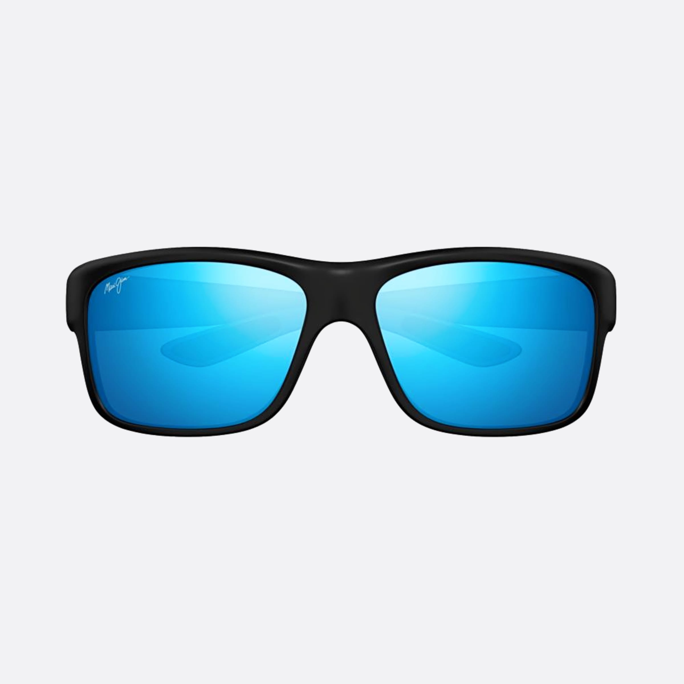 Maui 63mm Jim Southern Cross Bkbl Black Rectangle Polarized Men Sunglasses - Main View