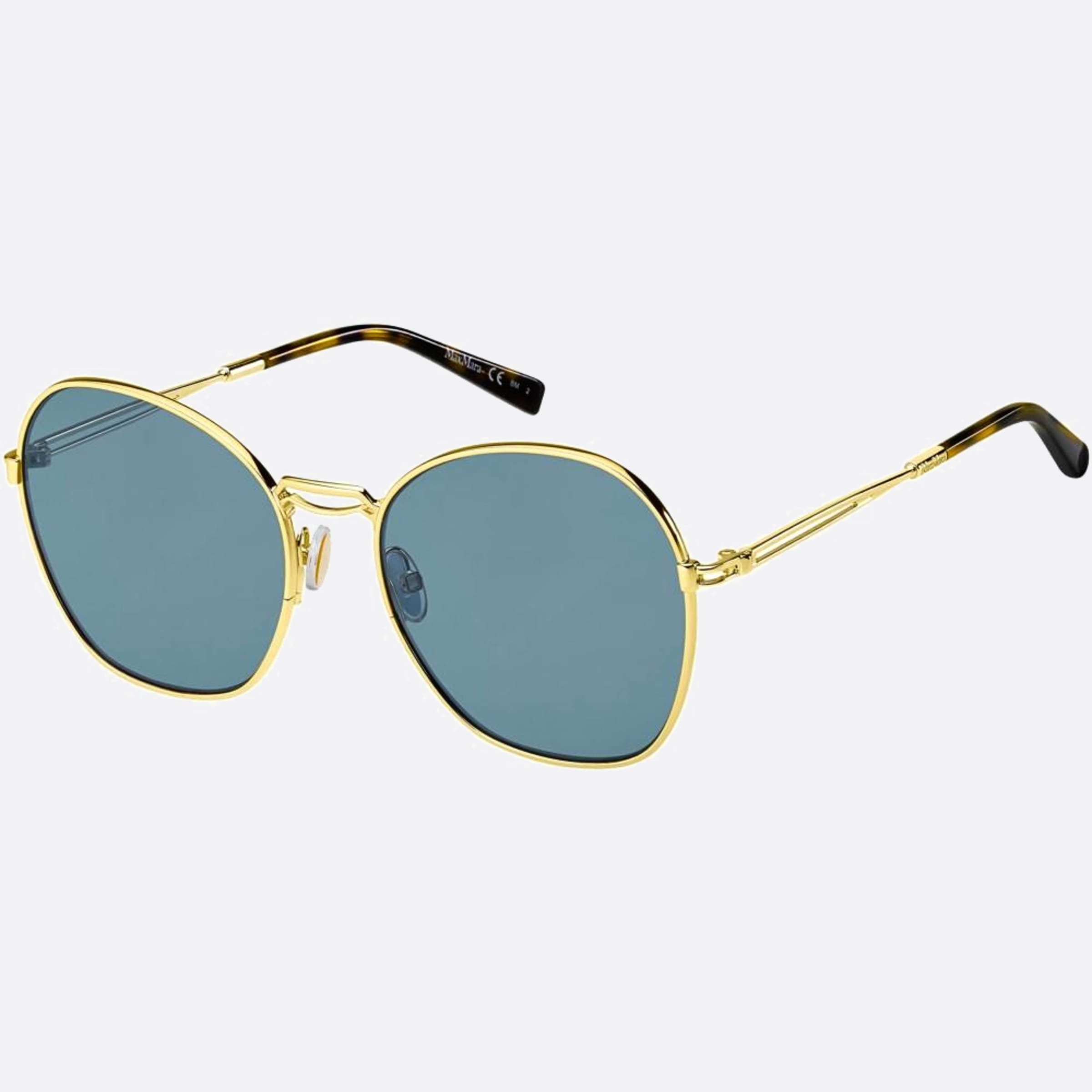 Max 57mm Mara Bridge Iii J5g Gold Butterfly Women Sunglasses - Side View