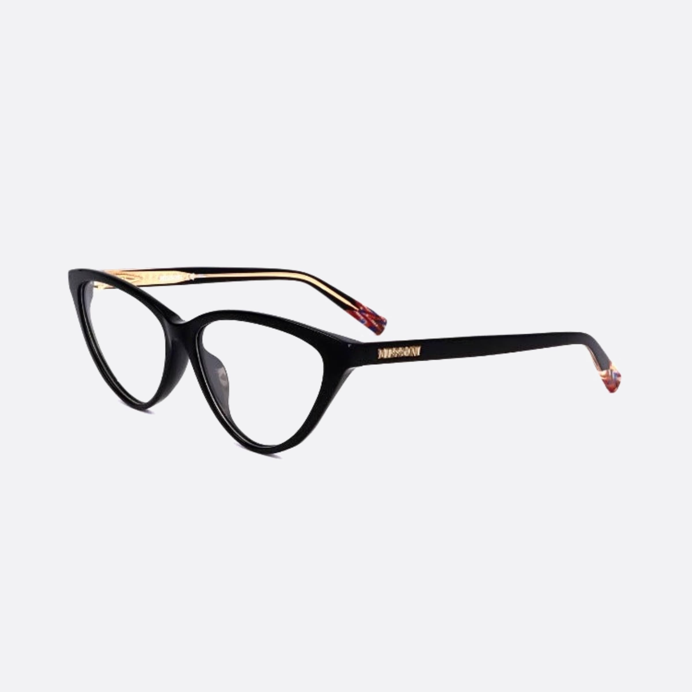 Missoni 56mm Mis Black Cat Eye Women Eyeglasses - Side View