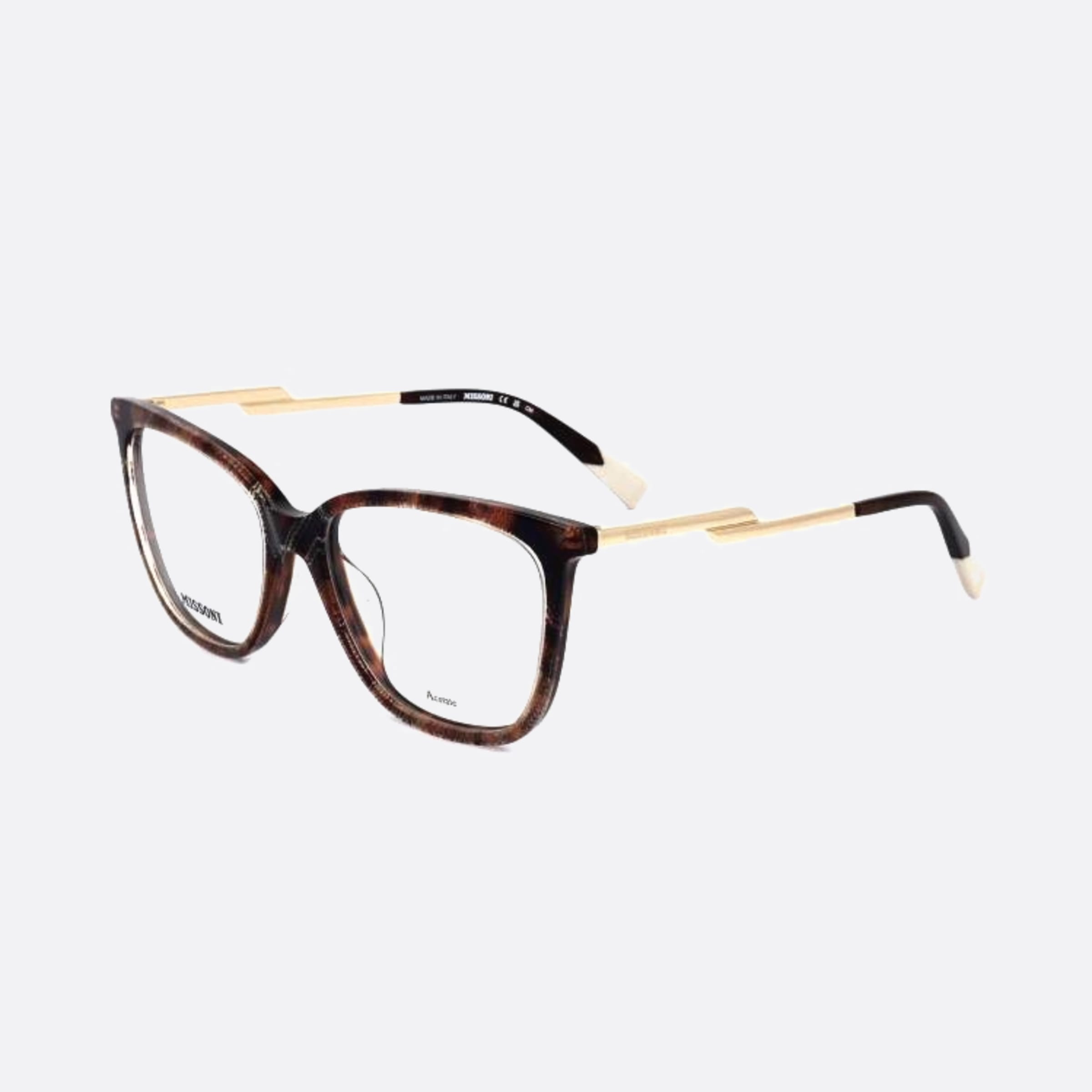 Missoni 53mm Mis Map Havana Squared Women Eyeglasses - Side View