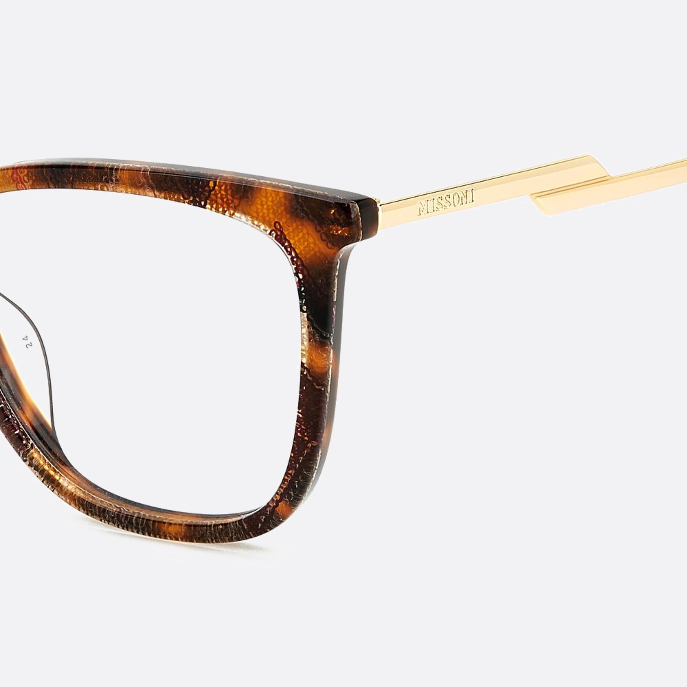 Missoni 53mm Mis Map Havana Squared Women Eyeglasses - Lifestyle Shot