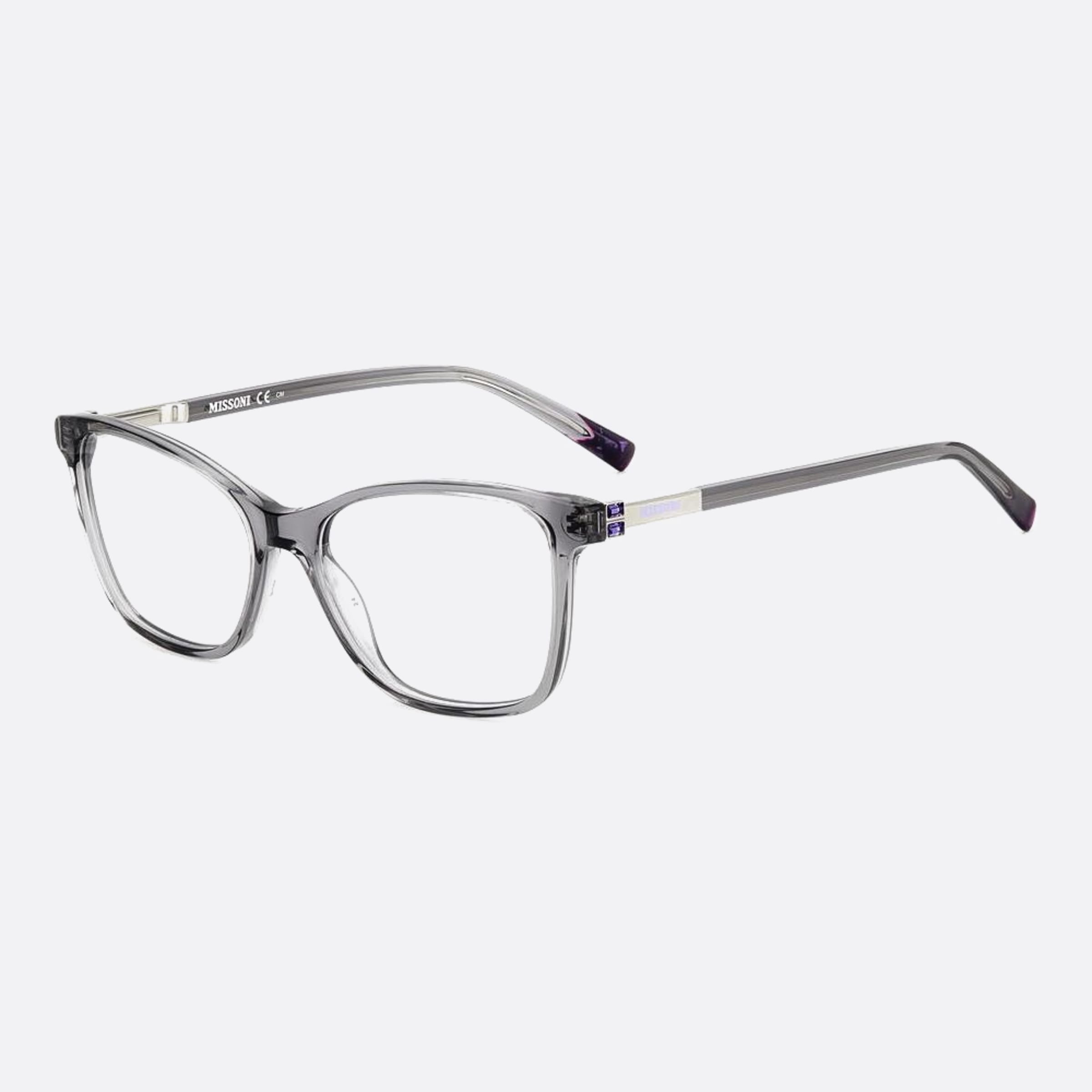 Missoni 53mm Mis Kb7 Grey Geometric Women Eyeglasses - Side View