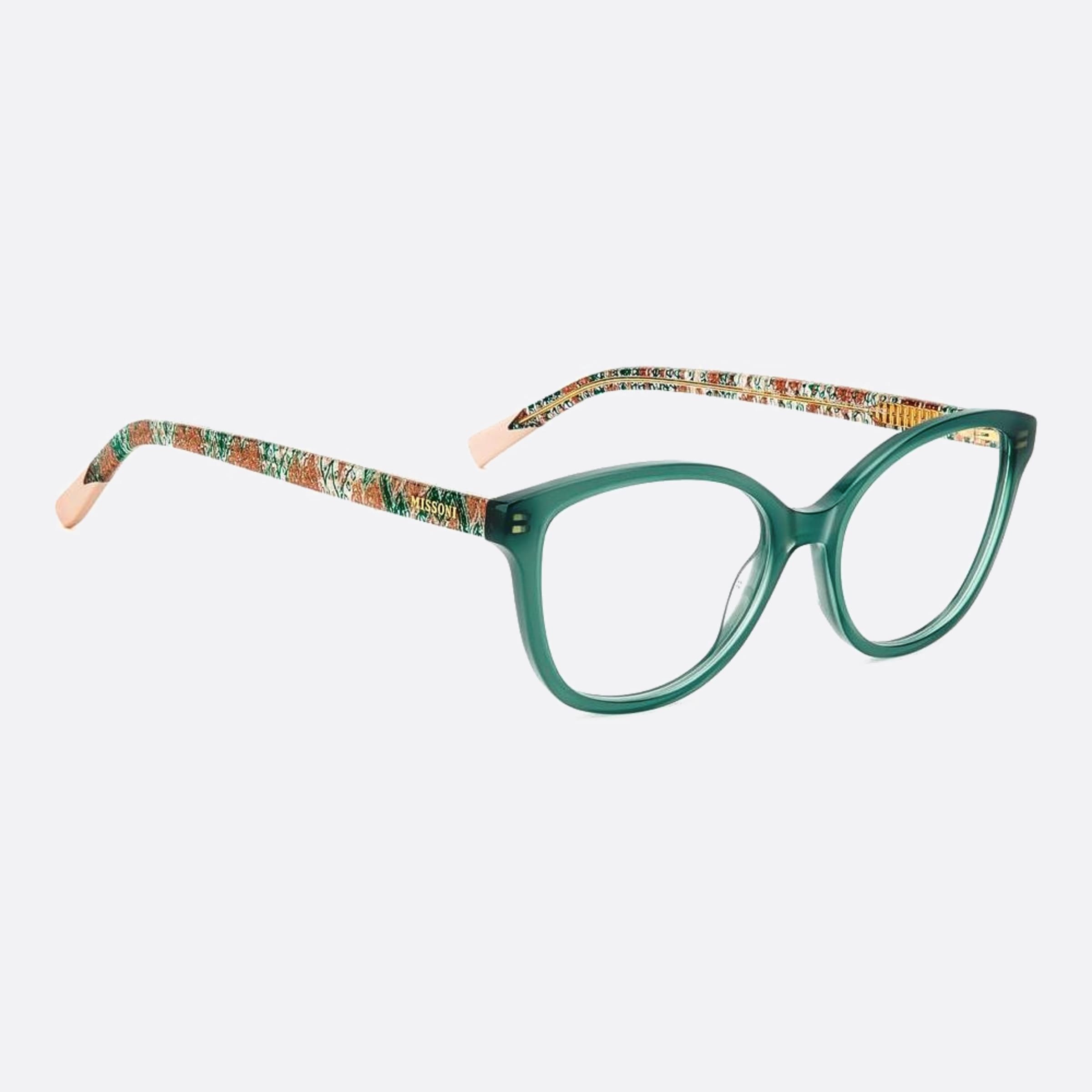 Missoni 53mm Mis 1ed Green Cat Eye Women Eyeglasses - Detail View