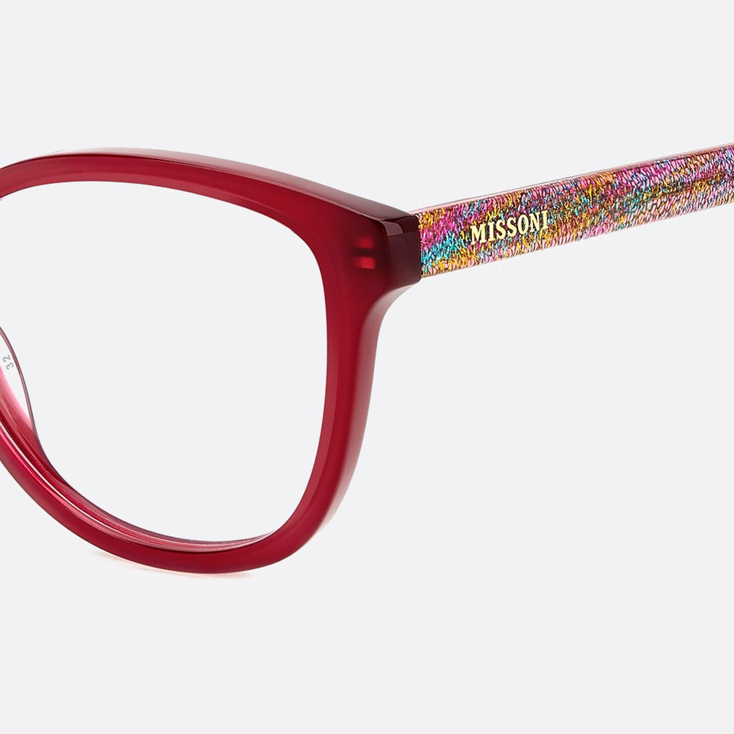 Missoni 53mm Mis C9a Red Cat Eye Women Eyeglasses - Detail View