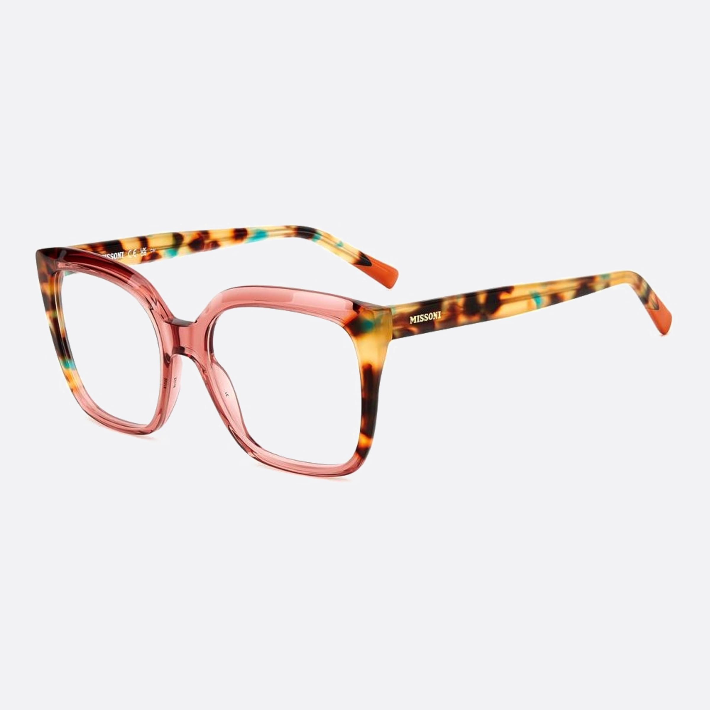 Missoni 54mm Mis 0uc Havana Squared Women Eyeglasses - Side View