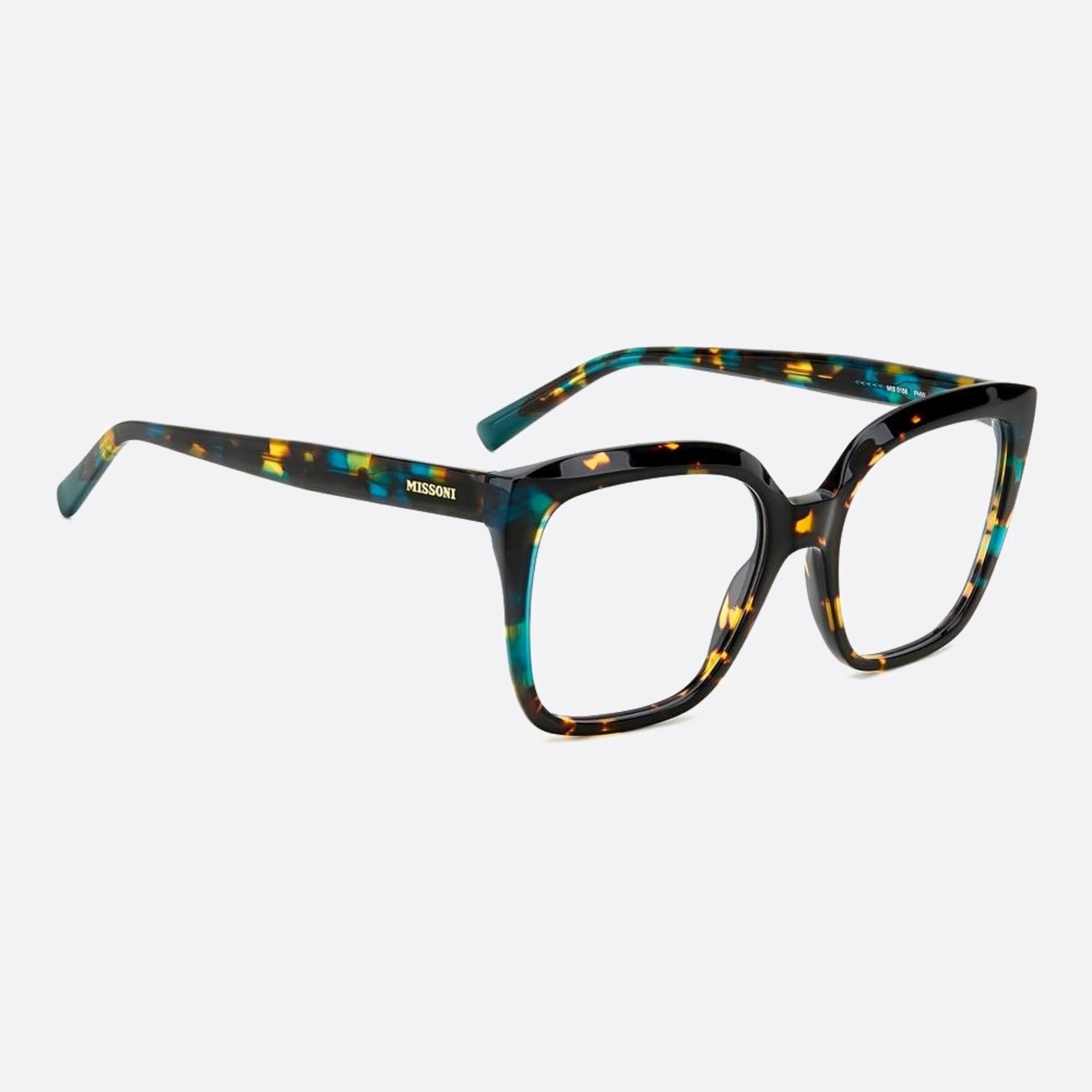 Missoni 54mm Mis Phw Havana Squared Women Eyeglasses - Detail View