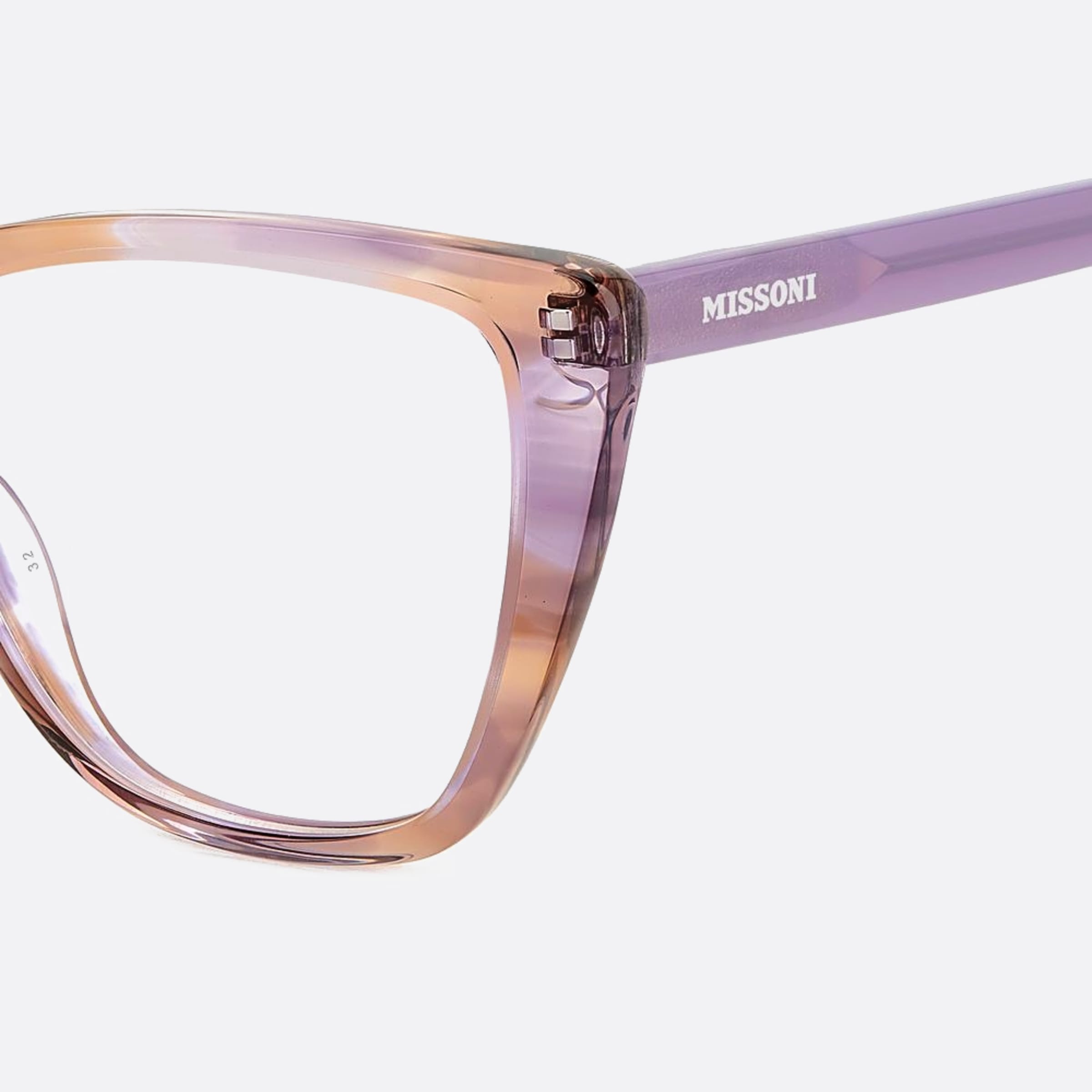Missoni 54mm Mis L7w Violet Cat Eye Women Eyeglasses - Detail View
