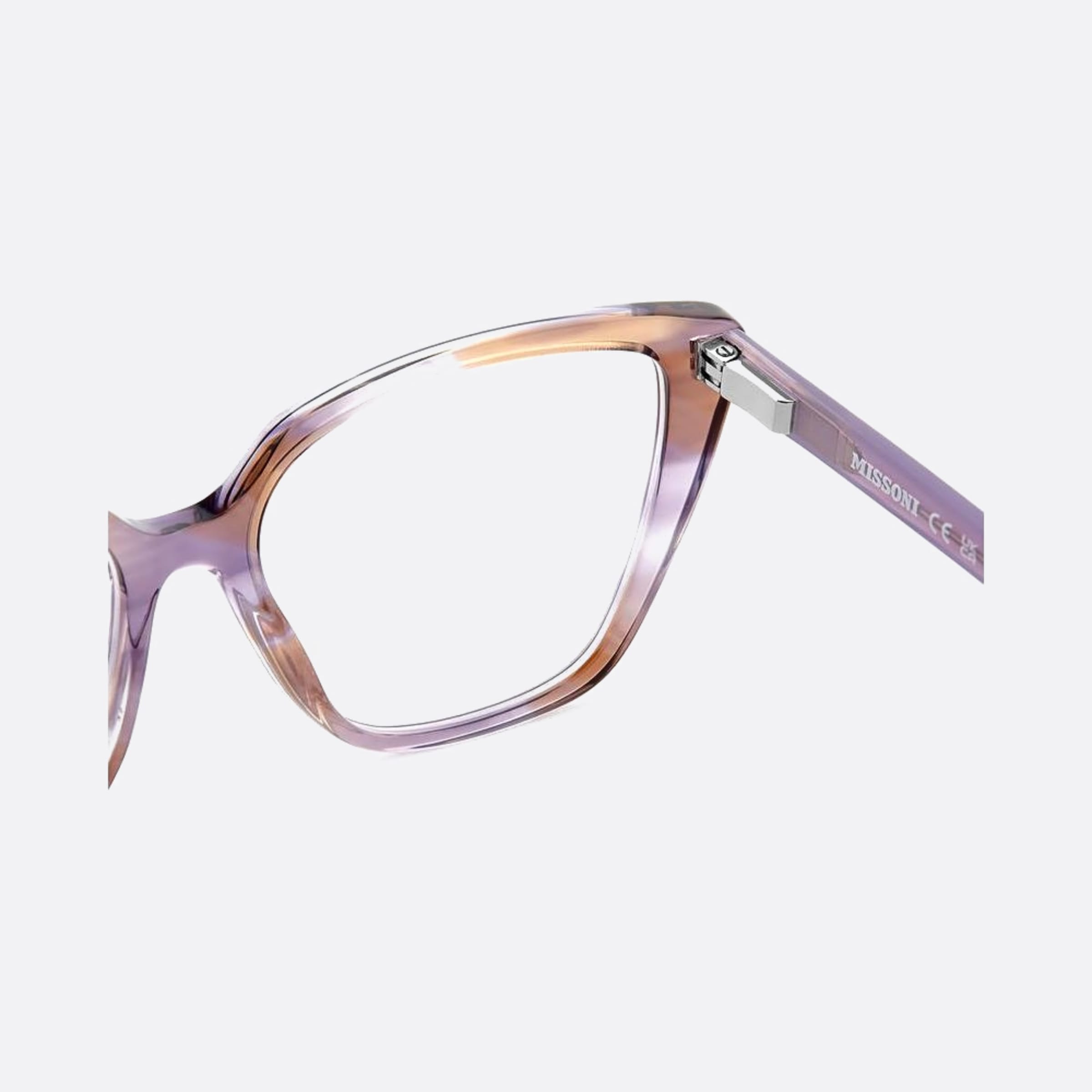 Missoni 54mm Mis L7w Violet Cat Eye Women Eyeglasses - Additional Angle
