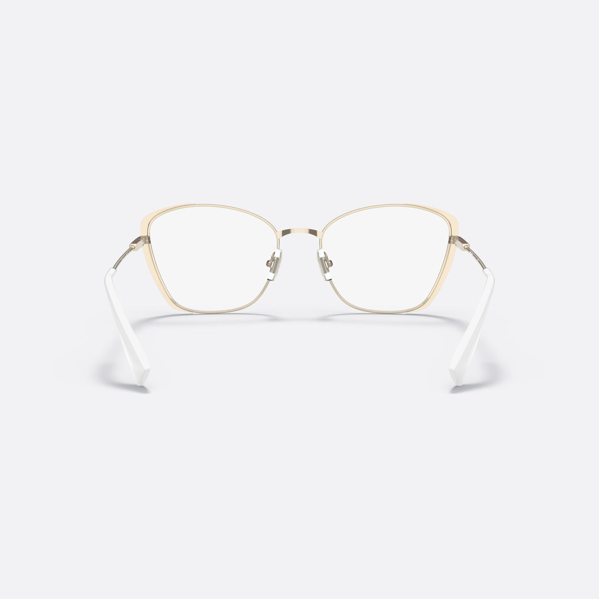 Miu Miu MU 51UV 54 eyeglasses, black phantos frame for women, plain metal bridge, brand lettering on the temples