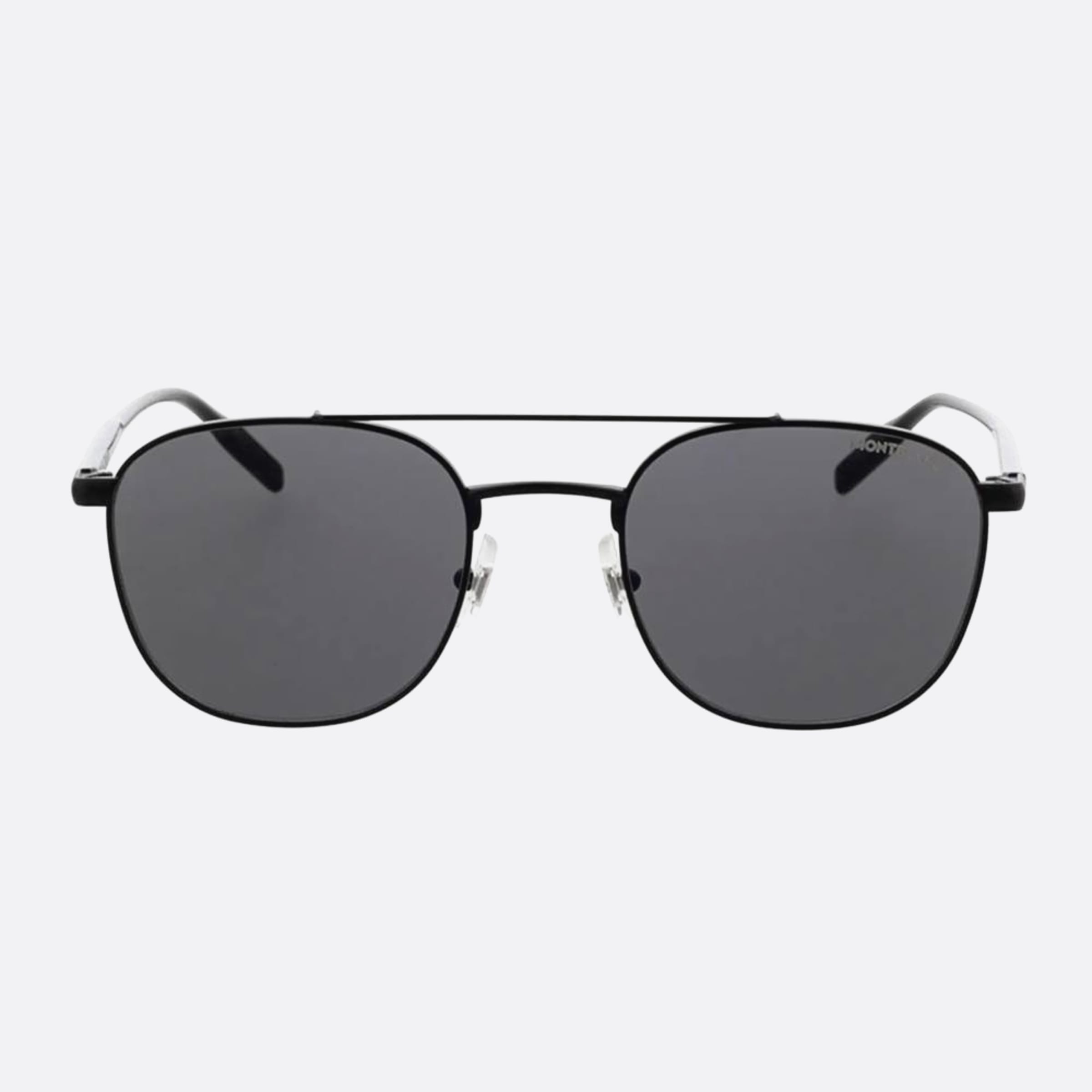 Montblanc 54mm Black Pilot Man Sunglasses - Main View