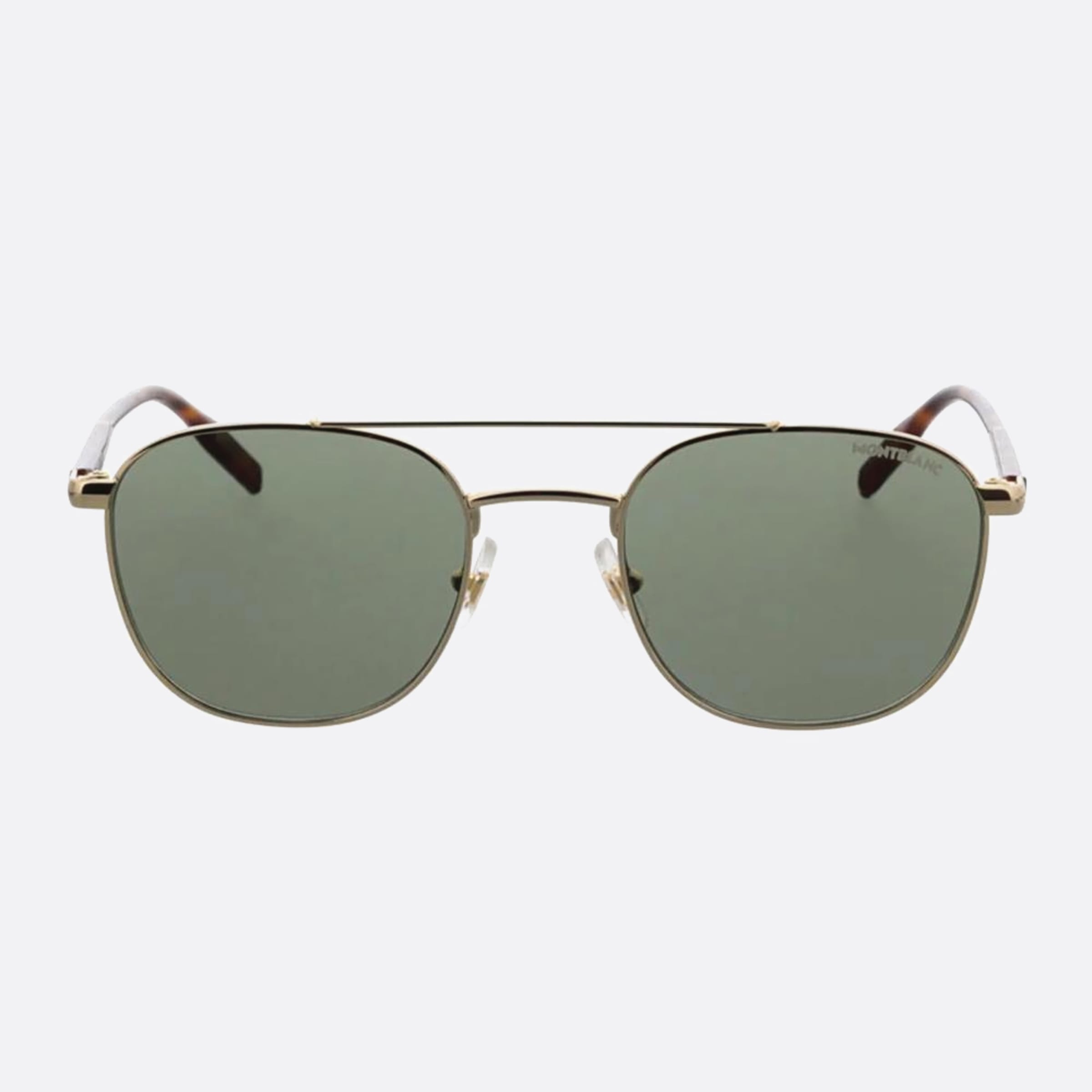 Montblanc 54mm Gold Pilot Man Sunglasses - Main View