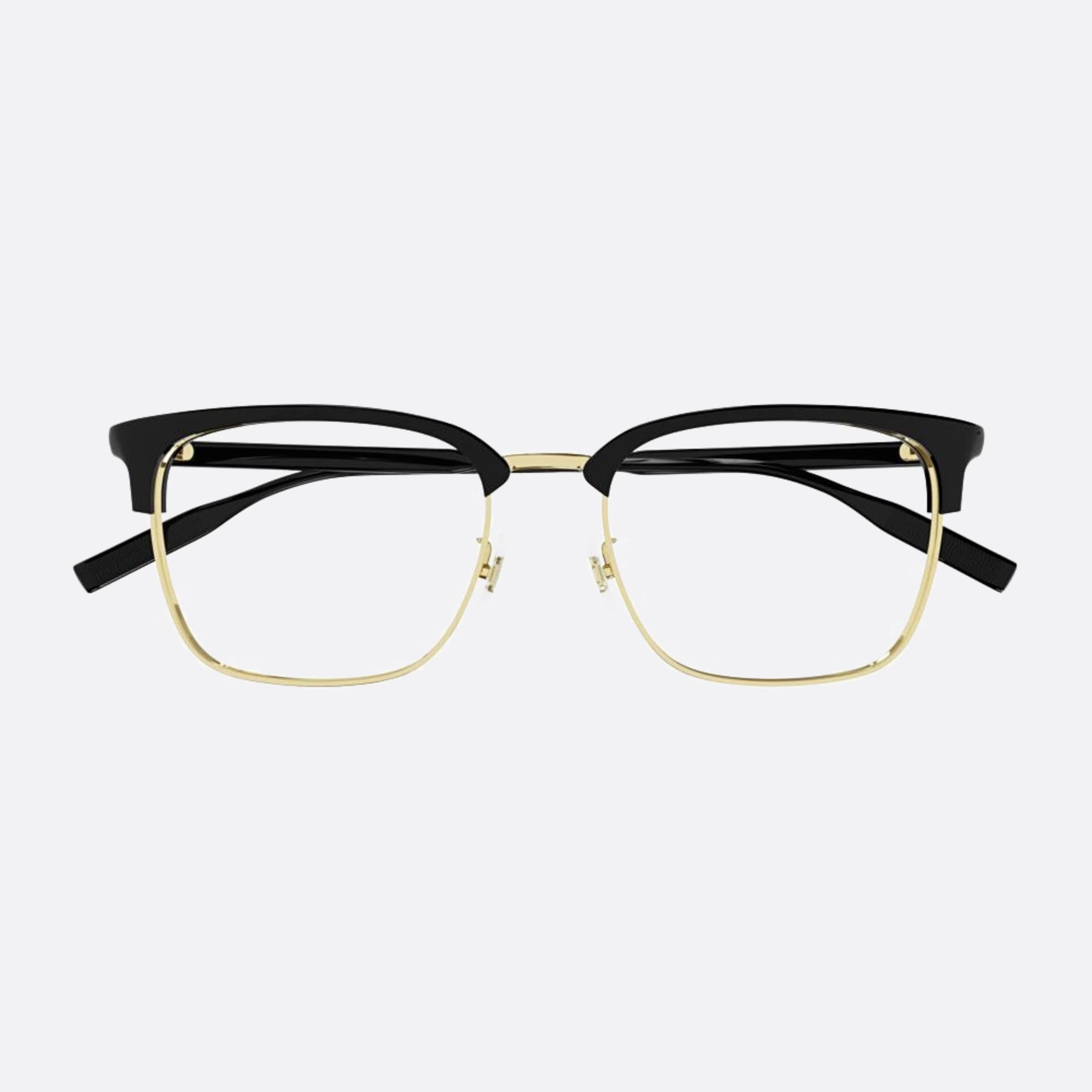 Montblanc 56mm Mb0199oa Bkgd Black Squared Man Eyeglasses - Main View