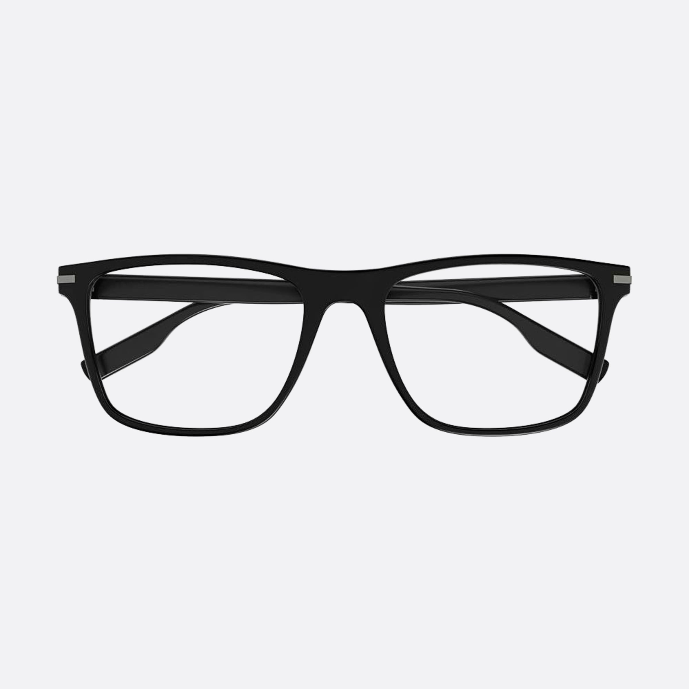 Montblanc 54mm Black Geometric Men Eyeglasses - Main View