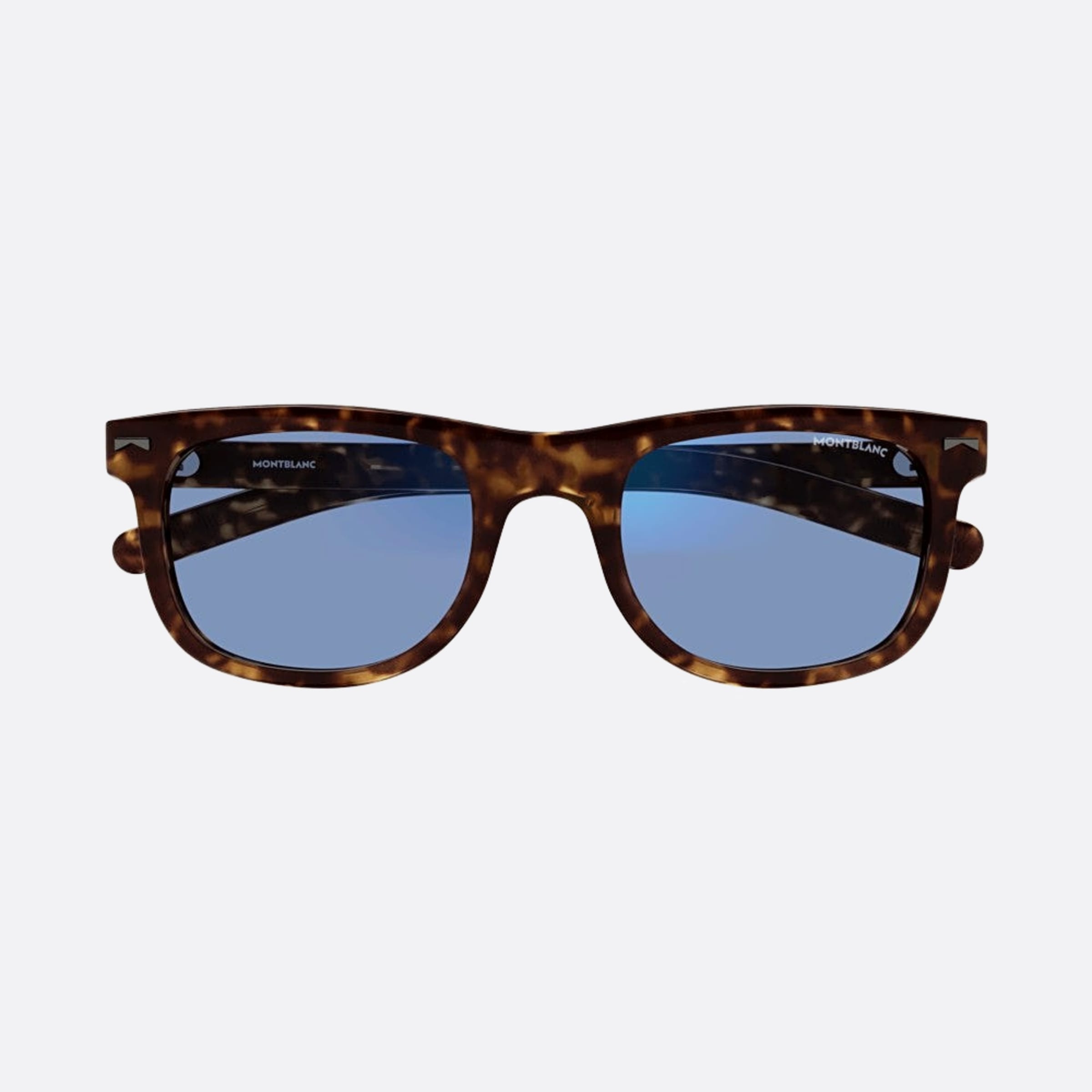 Montblanc 53mm Havana Squared Man Sunglasses - Additional Angle