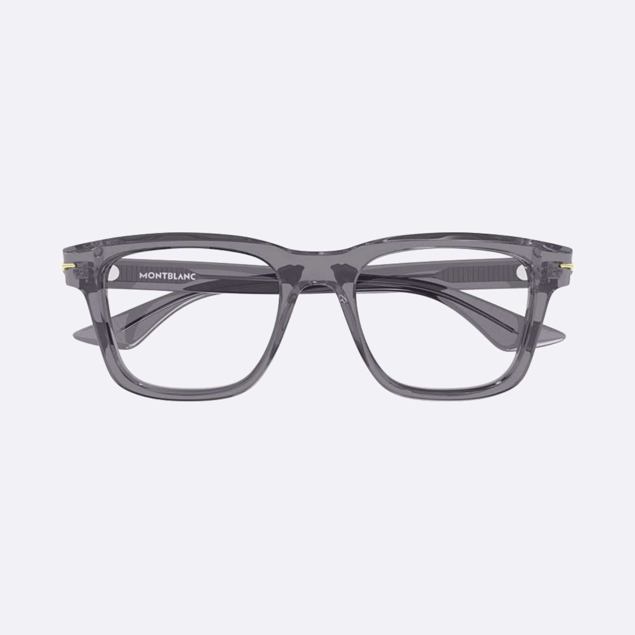 Montblanc 54mm Grey Squared Man Eyeglasses - Main View