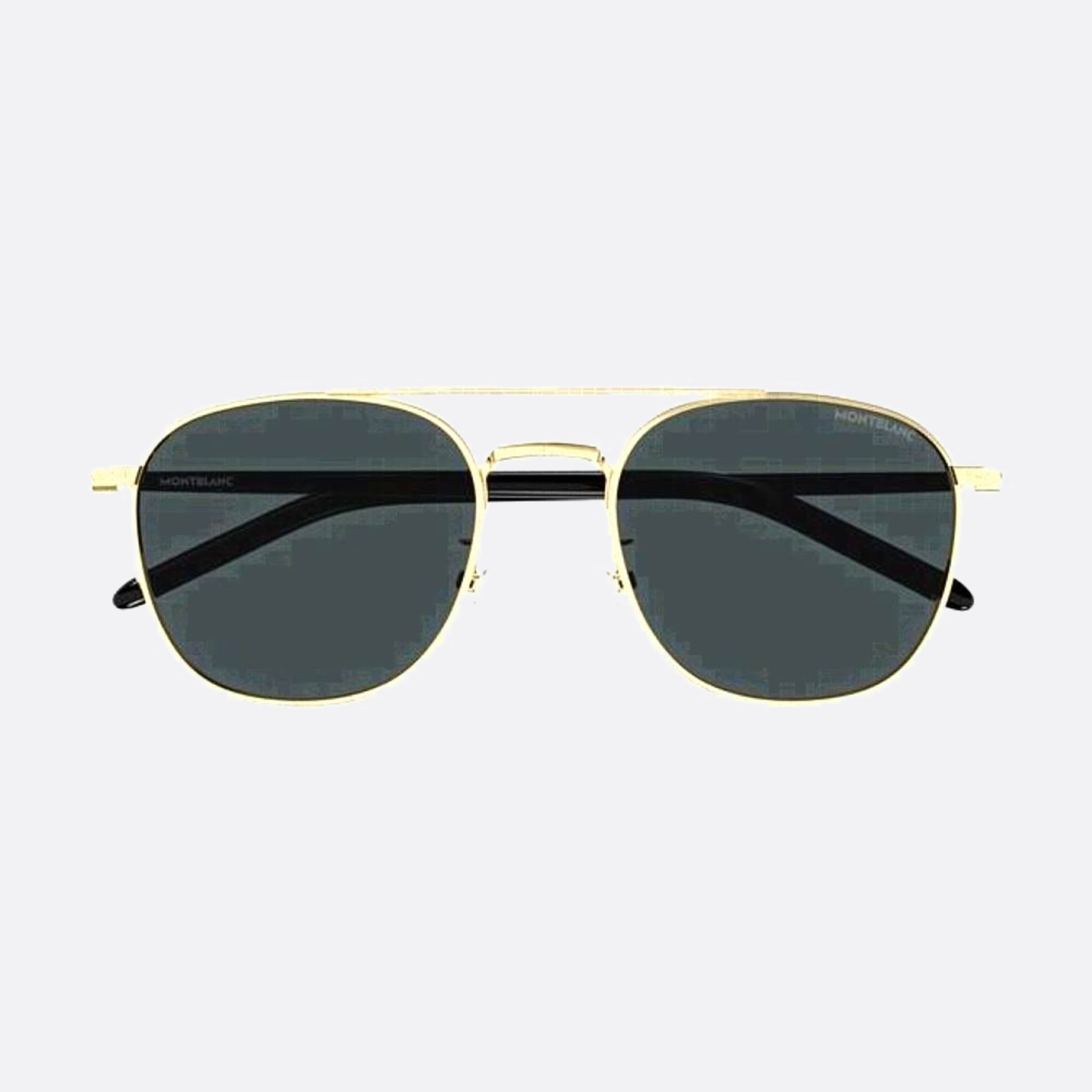 Montblanc 54mm Black Squared Men Sunglasses - Main View
