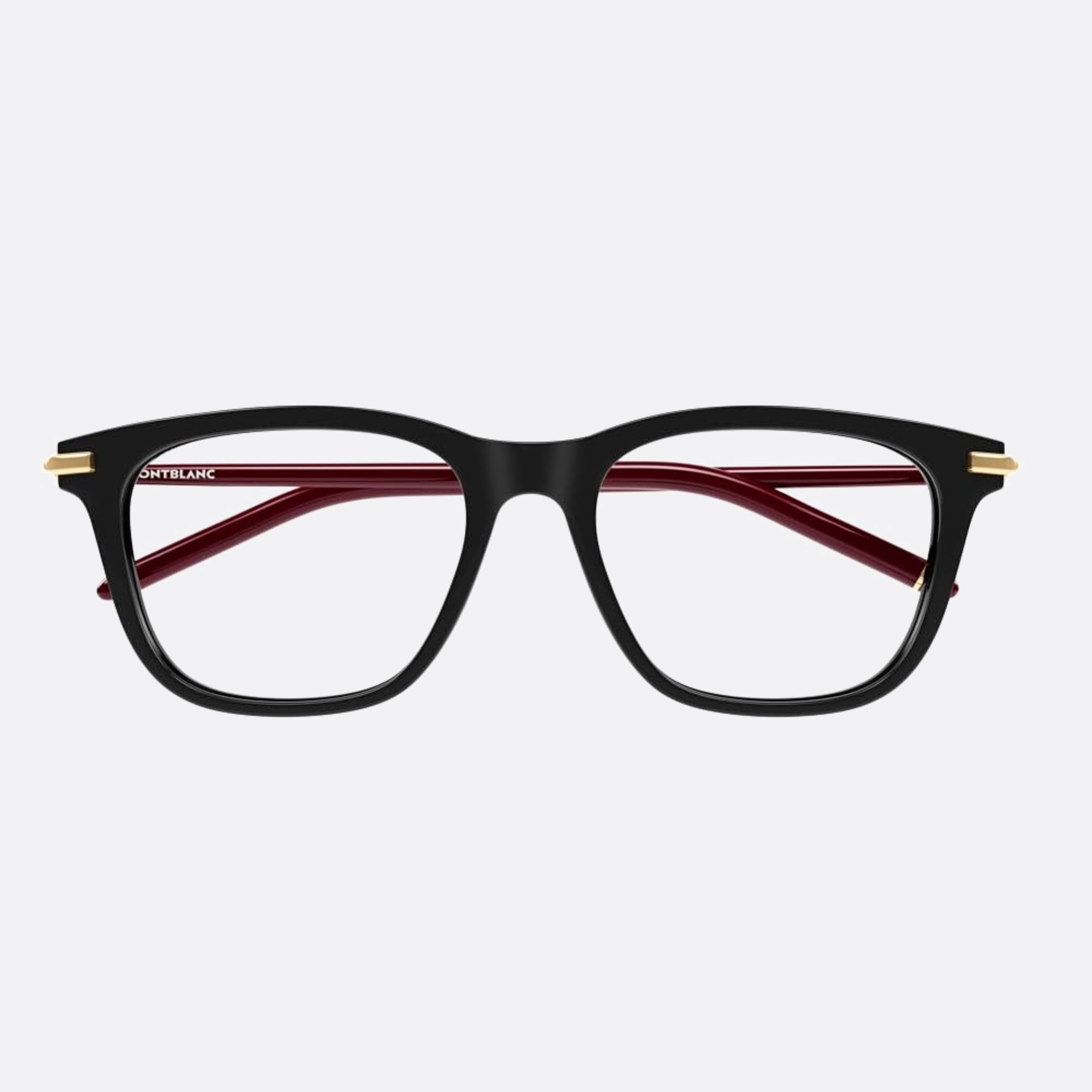 Montblanc 55mm Mb0275oa Black Squared Men Eyeglasses - Main View