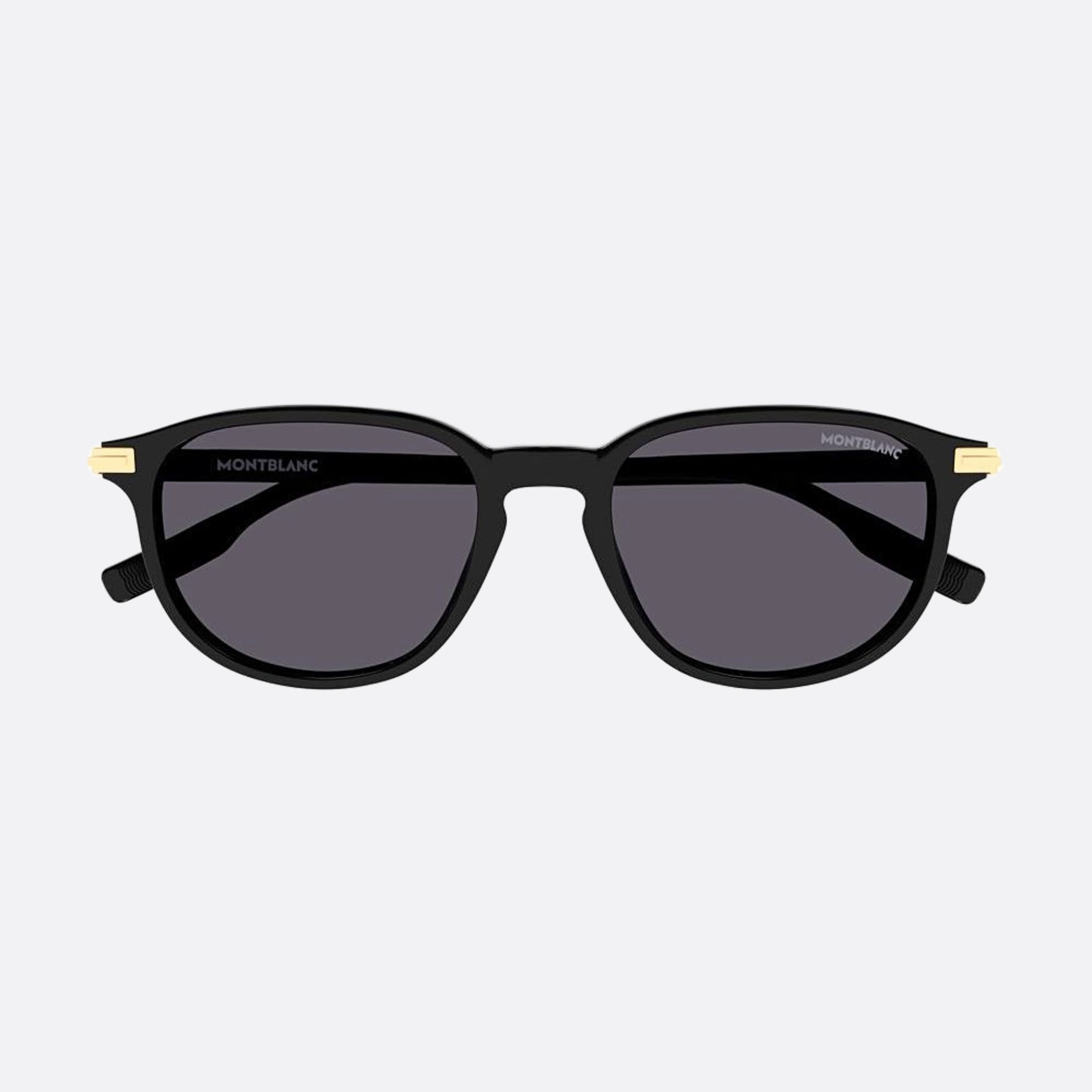 Montblanc 52mm Black Visor Man Sunglasses - Main View