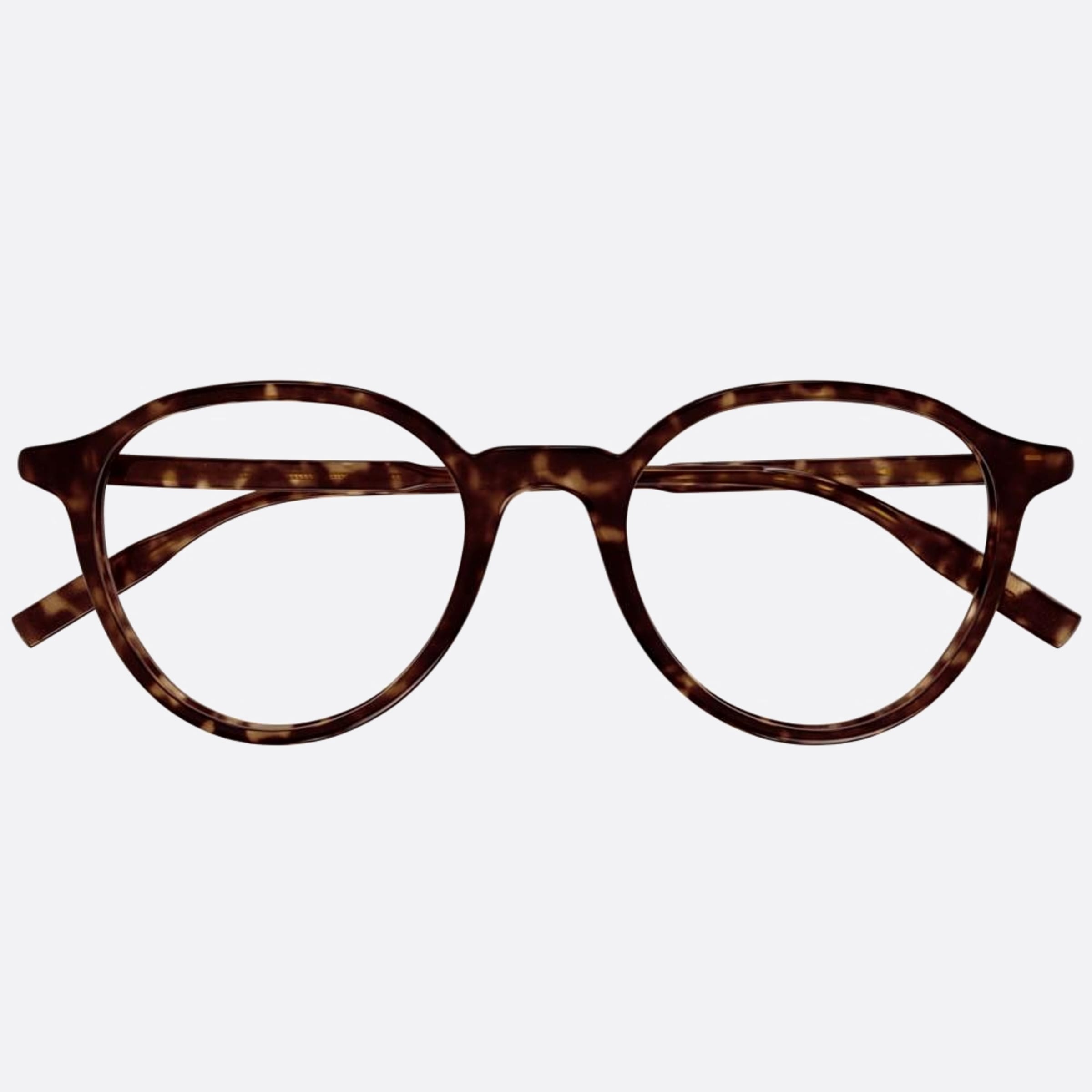 Montblanc 50mm Havana Round Men Eyeglasses - Main View