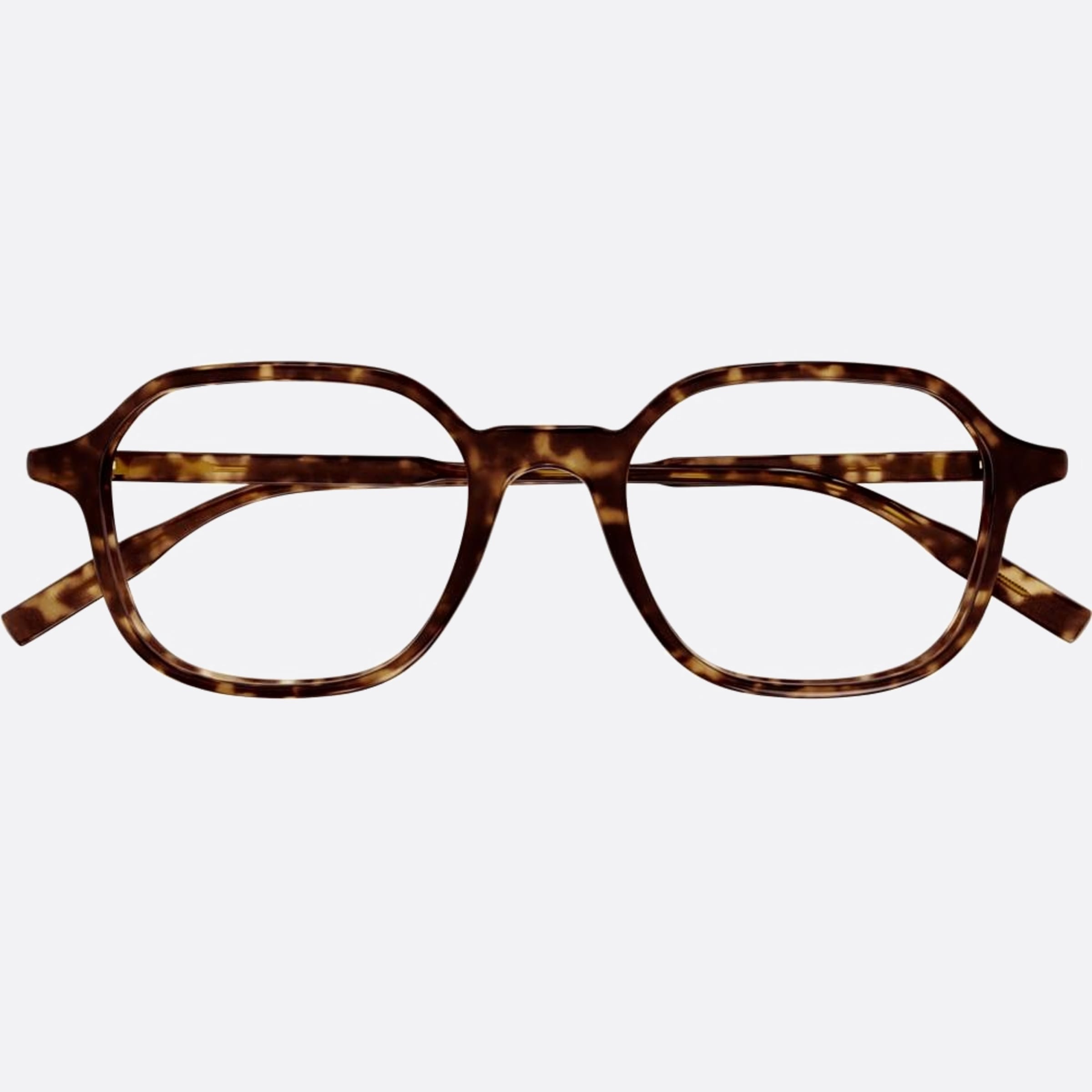Montblanc 51mm Havana Squared Man Eyeglasses - Main View