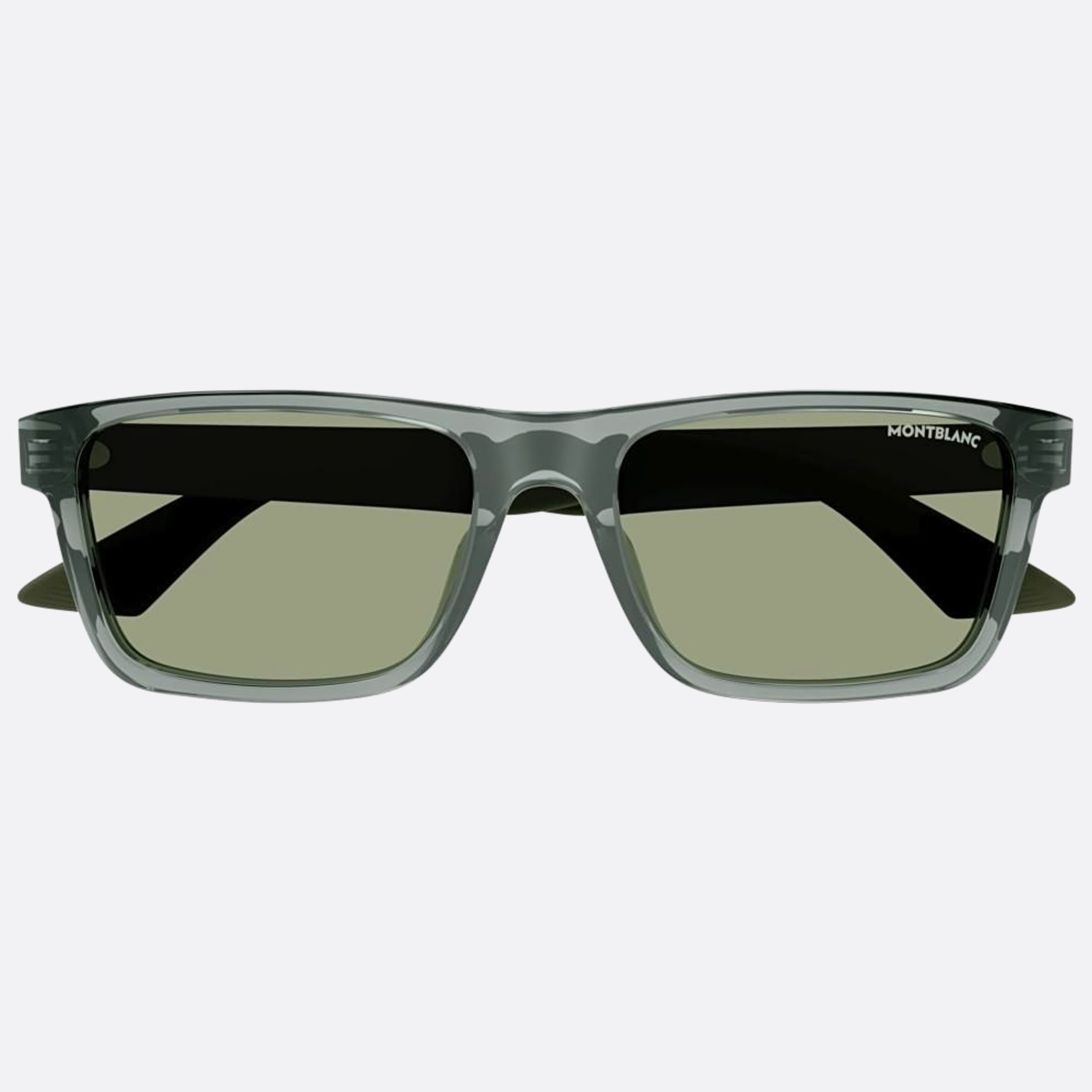Montblanc 54mm Grey Squared Men Sunglasses - Main View