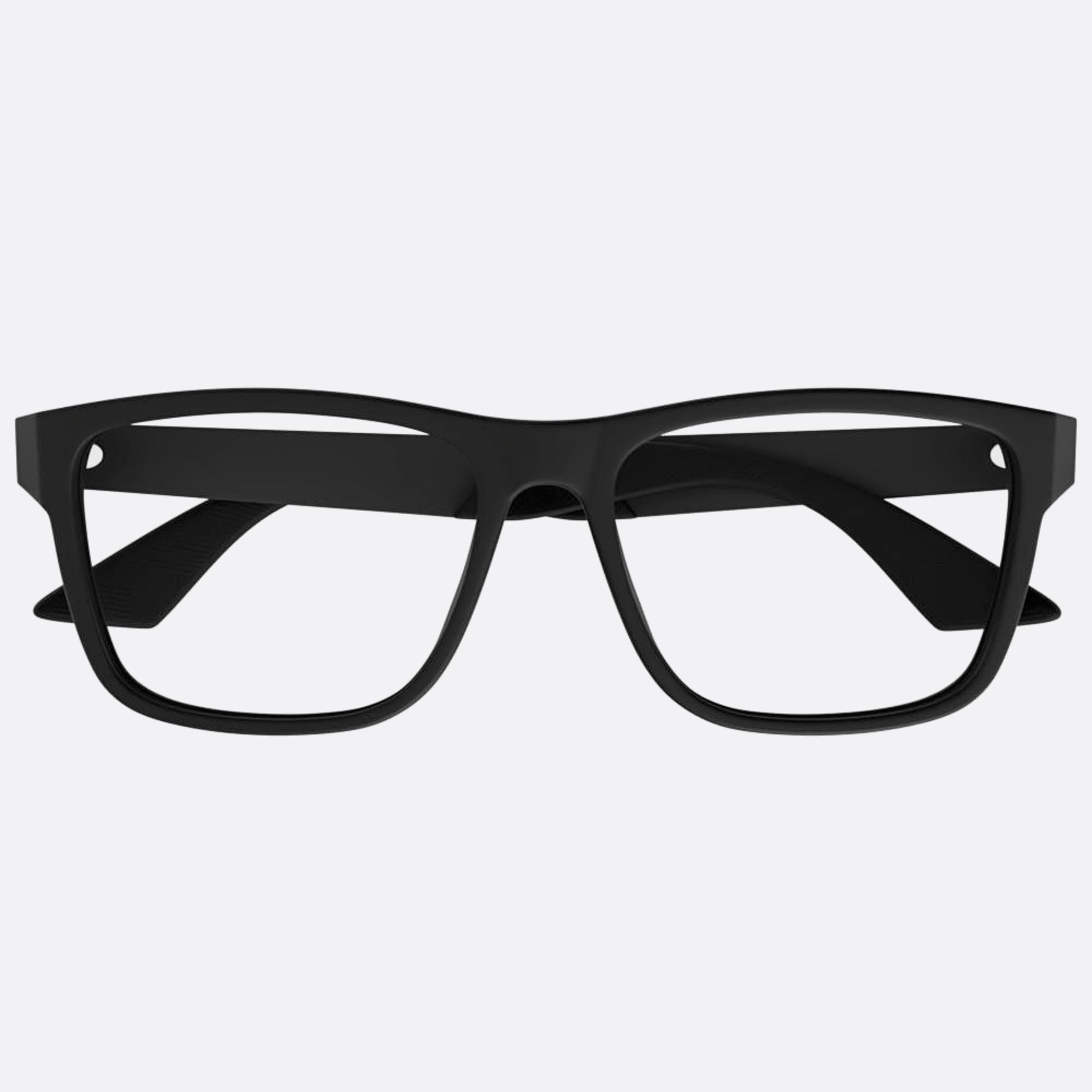 Montblanc 56mm Black Squared Man Eyeglasses - Main View