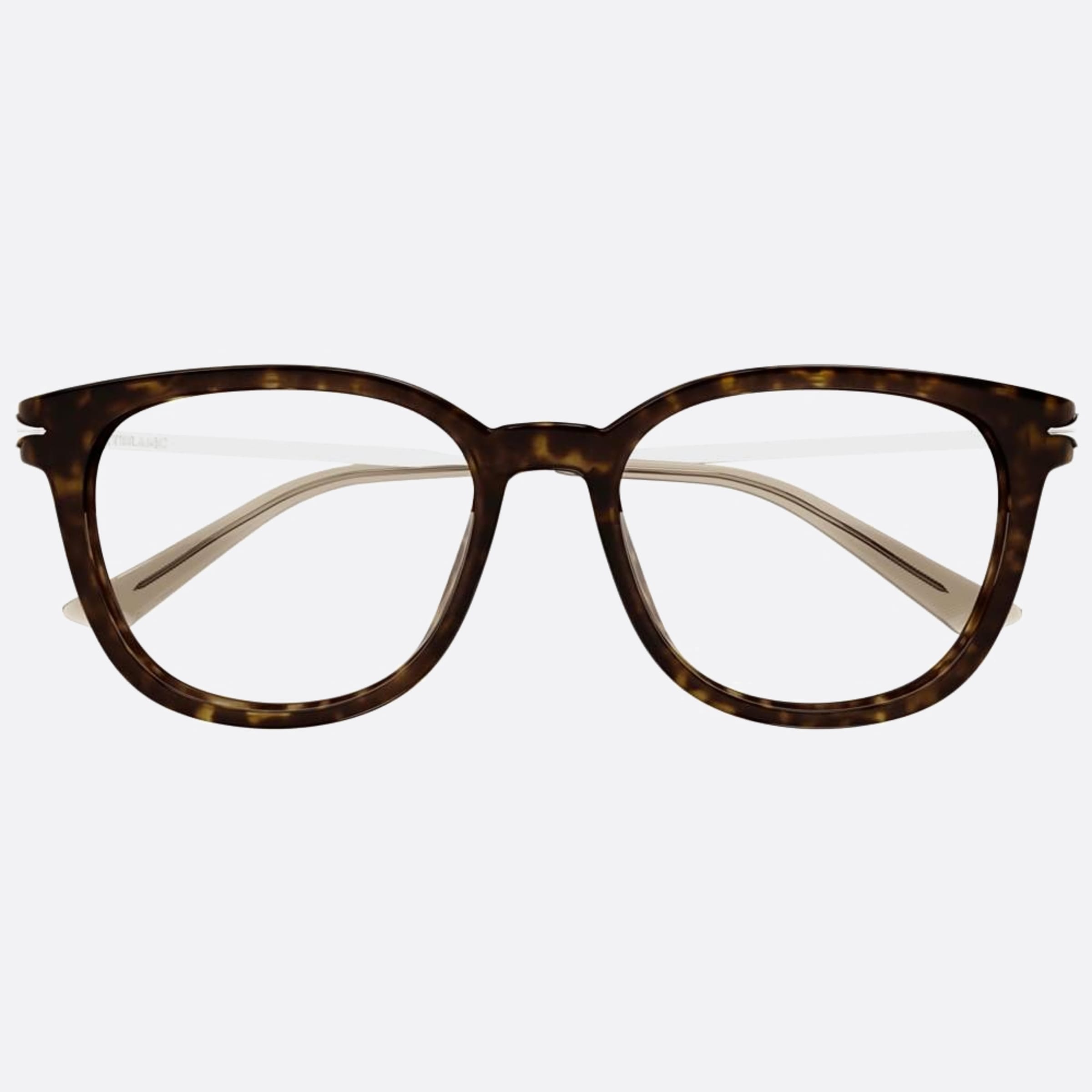 Montblanc 53mm Mb0309oa Havana Squared Men Eyeglasses - Main View